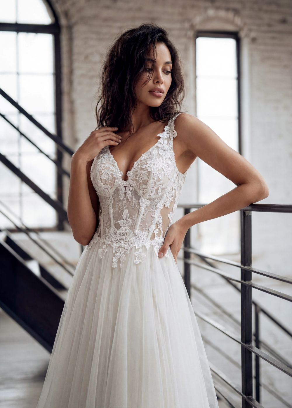 Hervé Paris Promise Petra robe de mariée longue