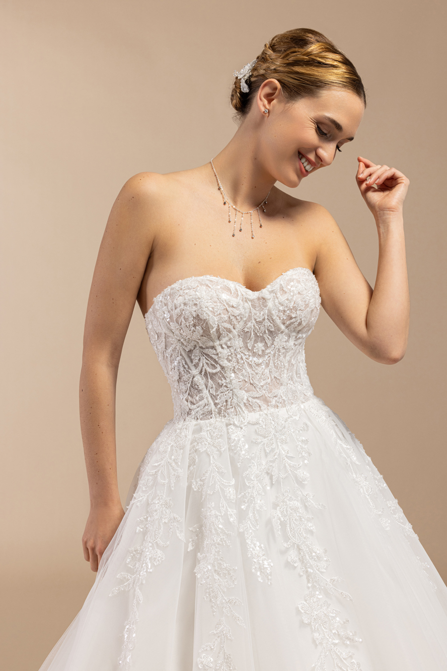 Le Jour de Notre Oui Bamba robe de mariée blanche