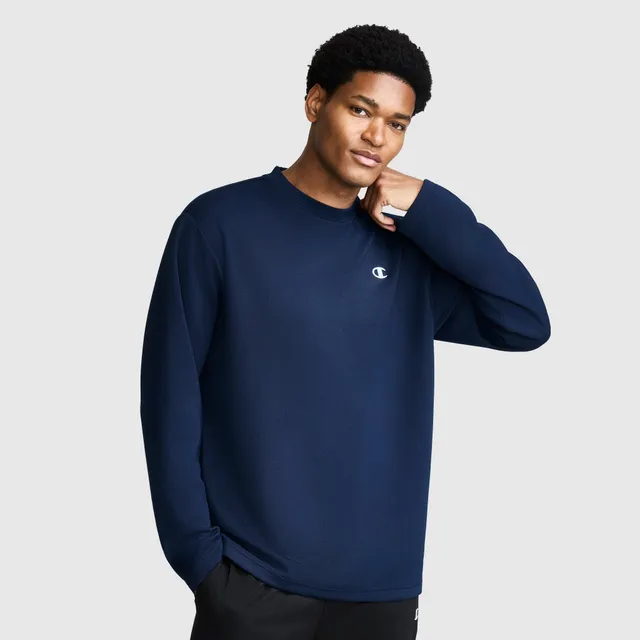 Champion Sport Crewneck C Logo sweat col rond bleu marine