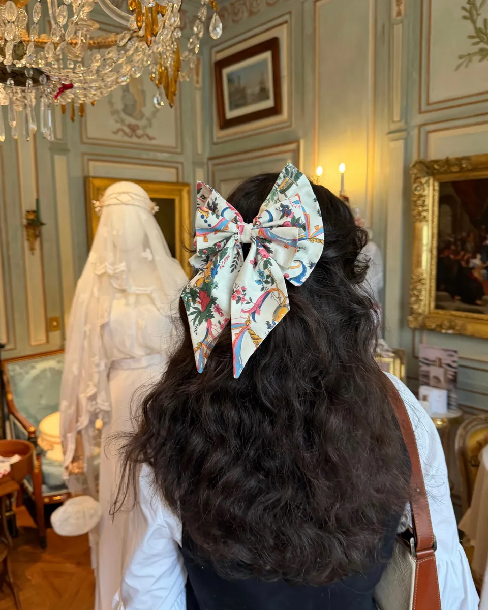 Solène Gisèle Couture nœud cheveux Vincennes coton