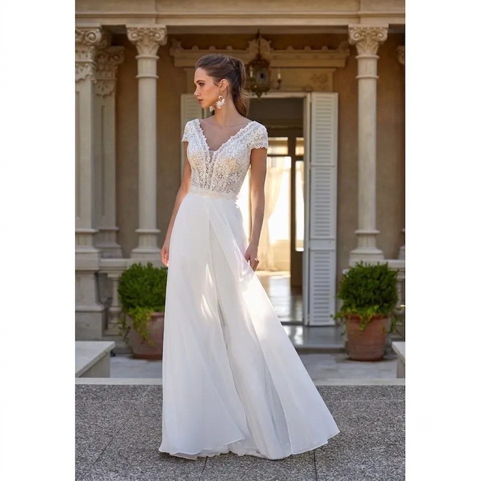 Le Jour de Notre Oui DIEPPE robe de mariée ivoire coupe fluide