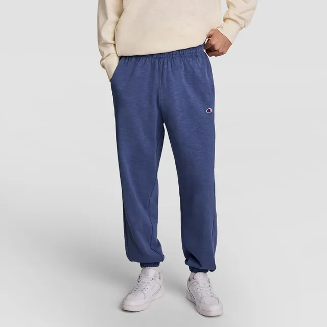 Champion Modern Retro pantalon bleu coton large homme