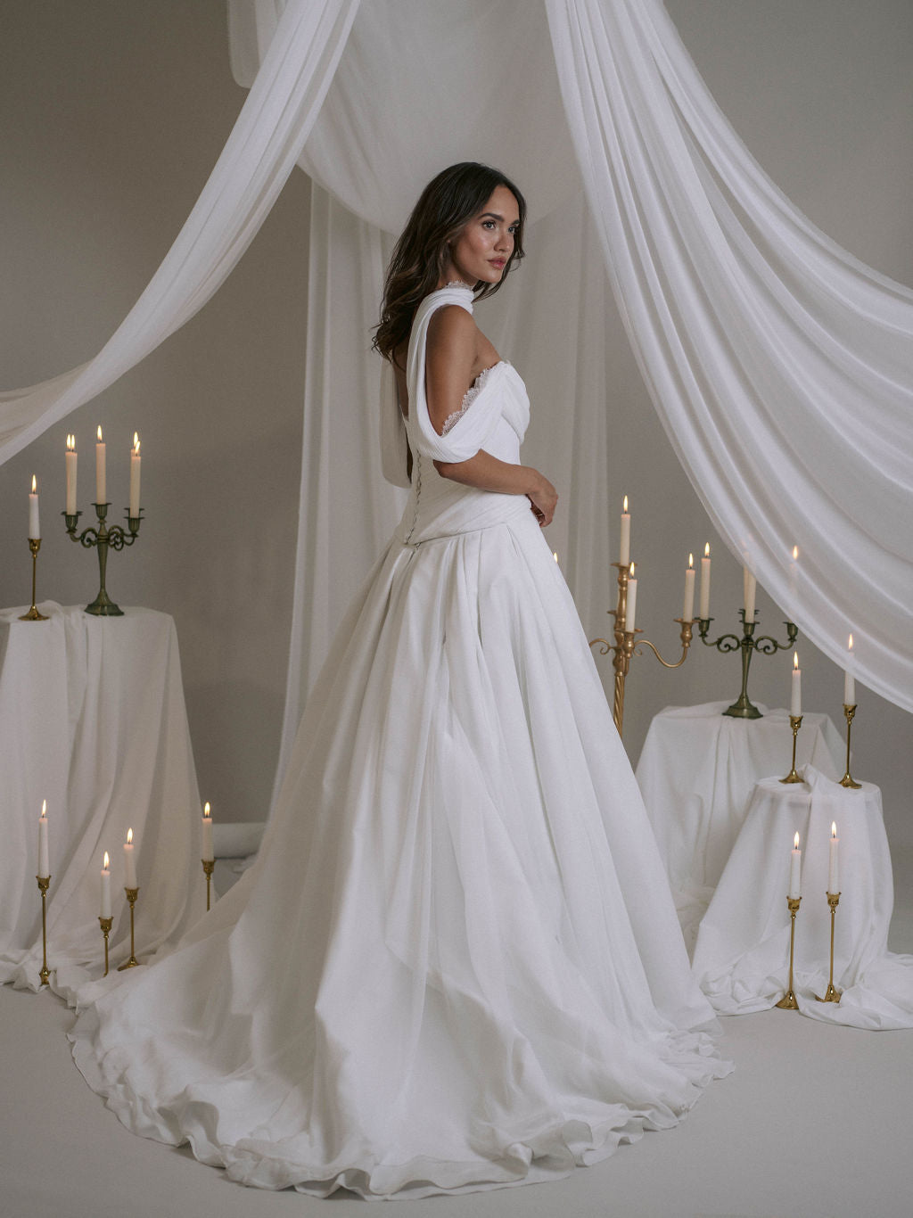 Rime Arodaky Bridal Reverie robe bustier plissée