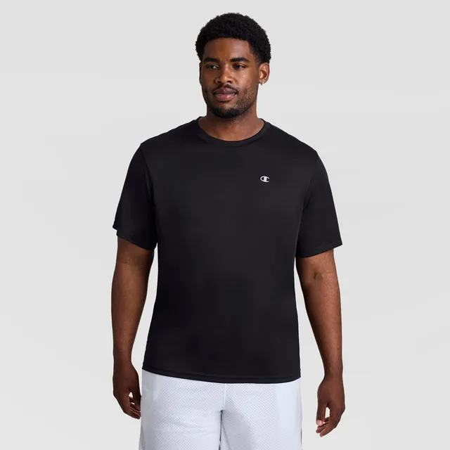 Champion Sport Reflective C Logo t-shirt noir Big & Tall