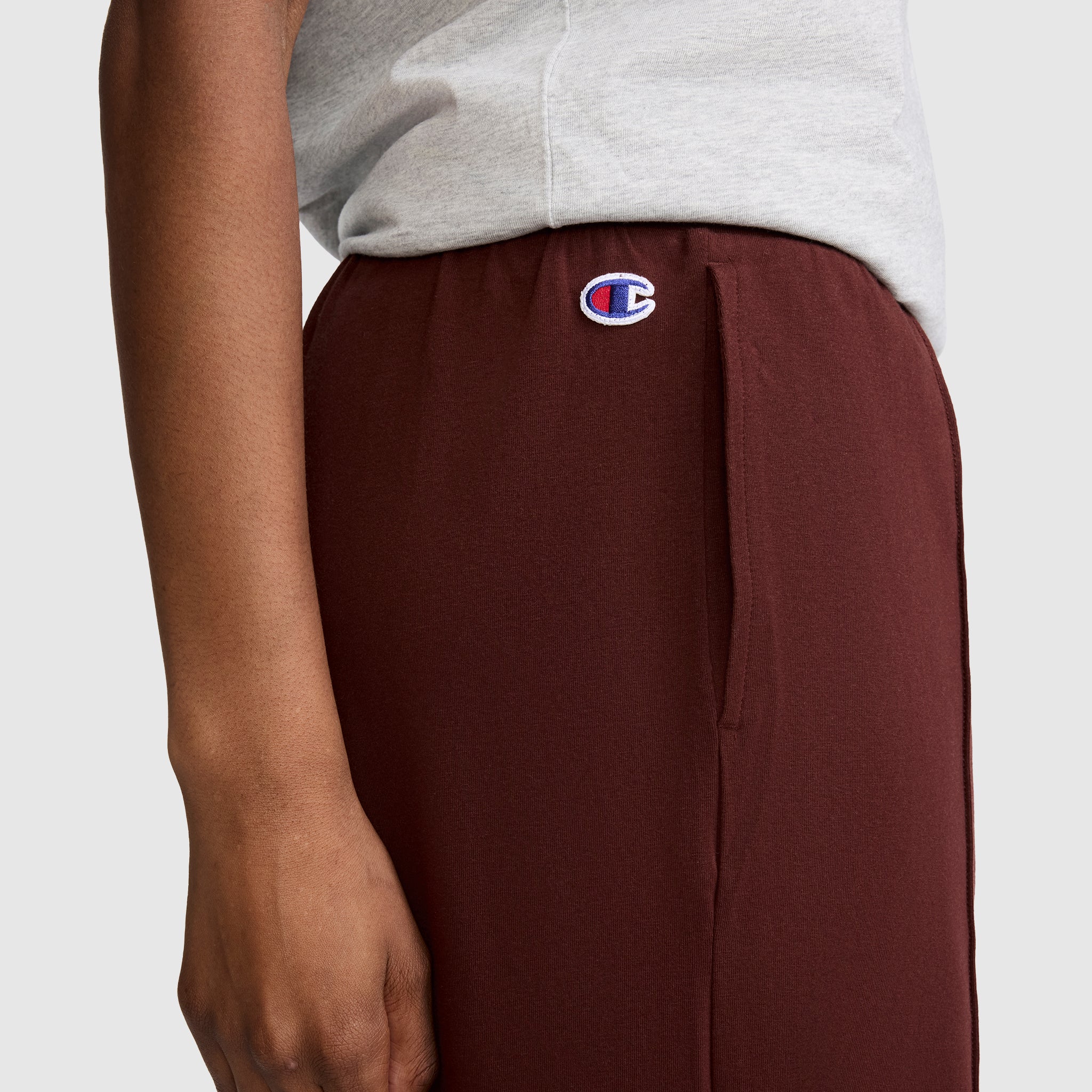 Champion Open Bottom Pant pantalon femme Bitter Chocolate nylon