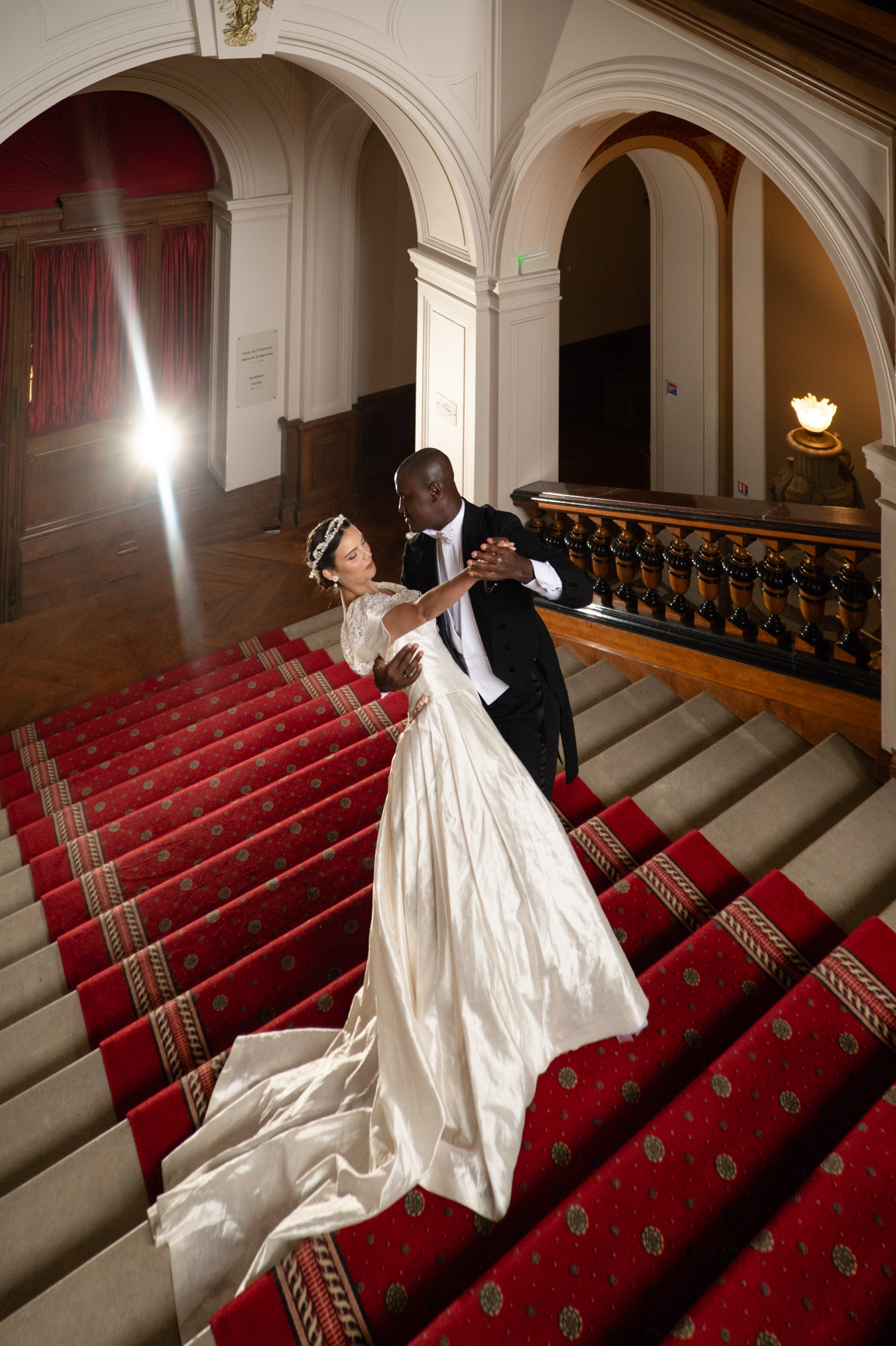 Solène Gisèle La mariée robe Mercédès soie champagne