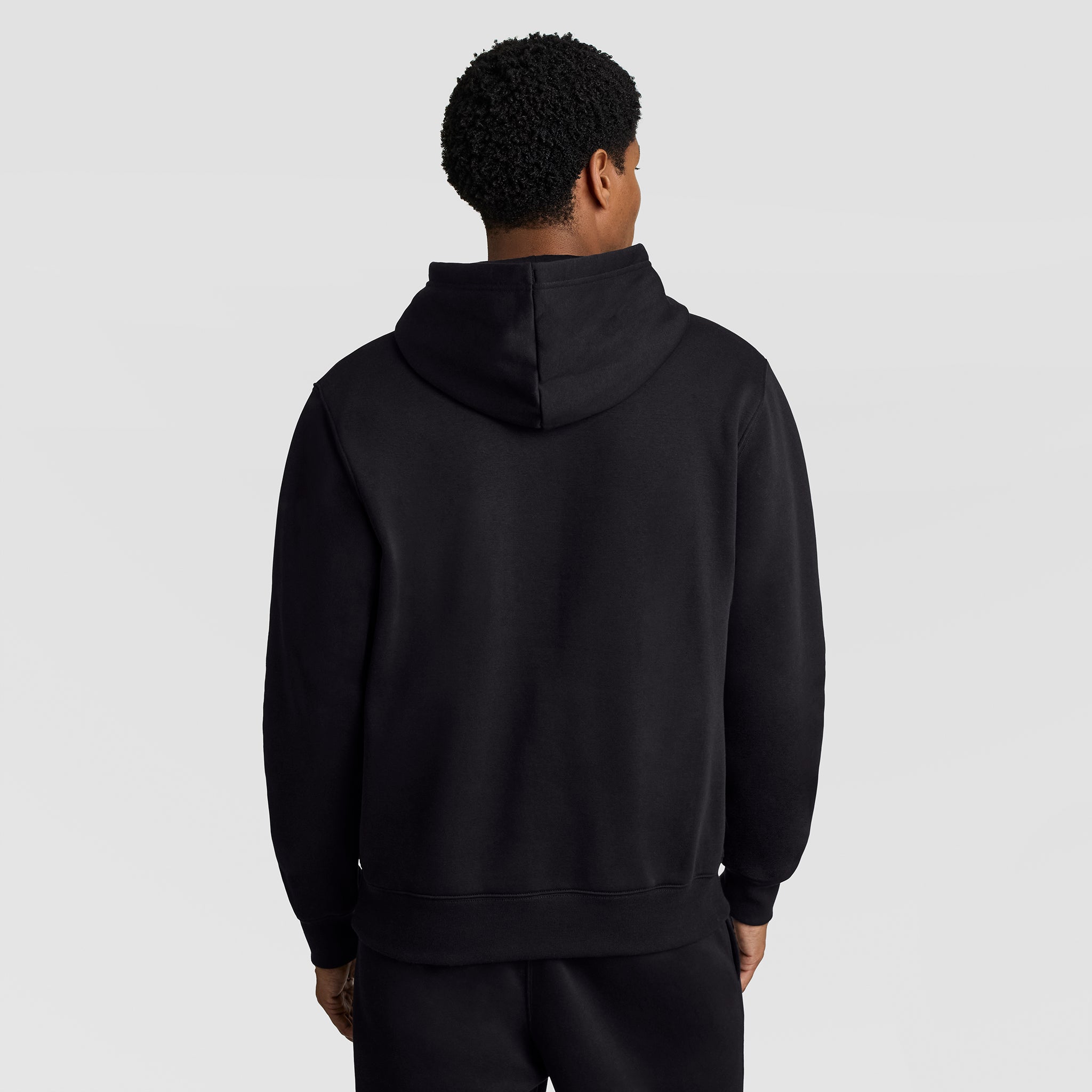 Champion Powerblend C Logo sweat à capuche noir coupe classique