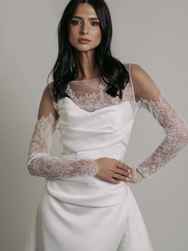 Rime Arodaky Bridal Comet robe de mariée satin duchesse