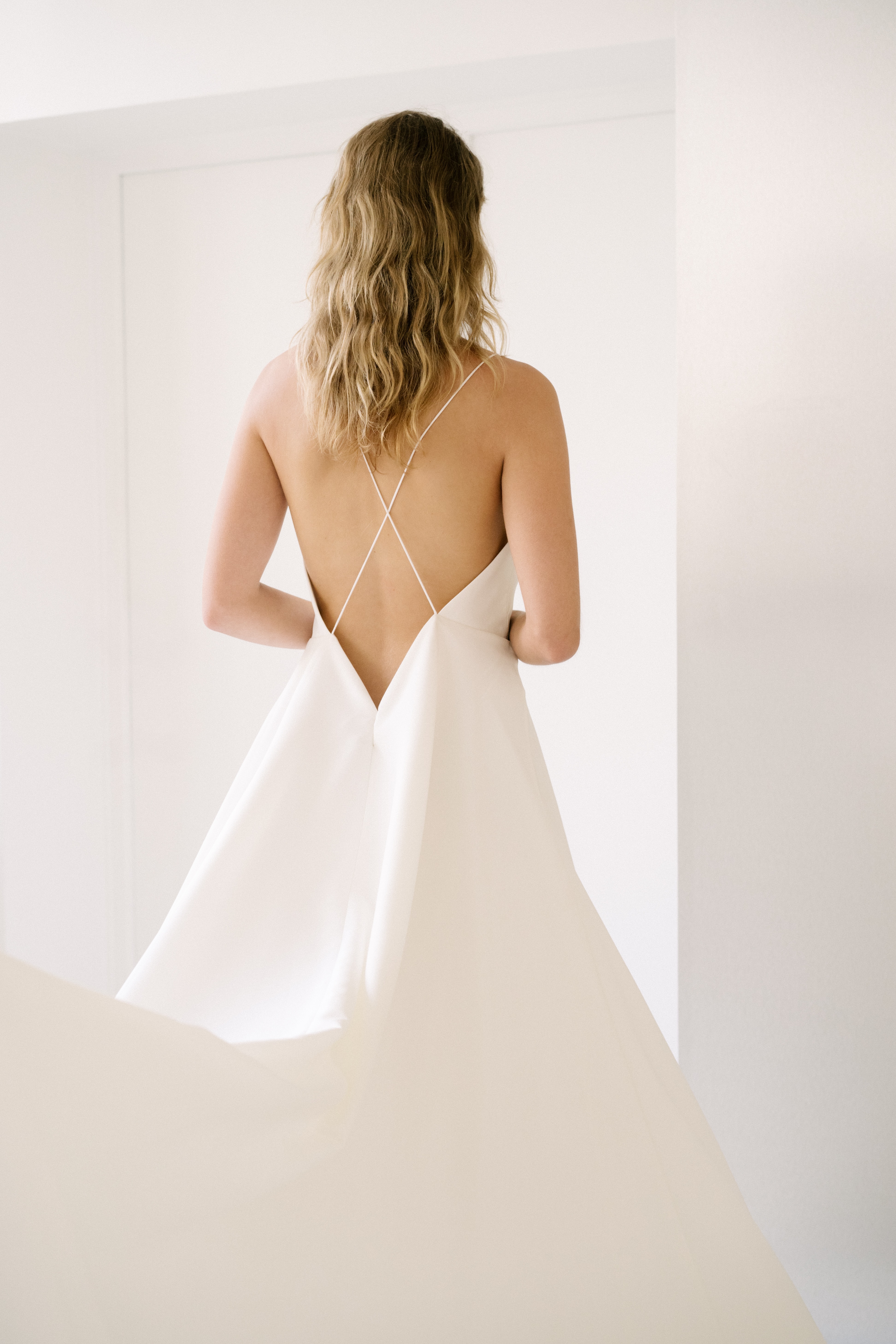Maison Floret Sur-mesure Simon robe de mariée satin duchesse