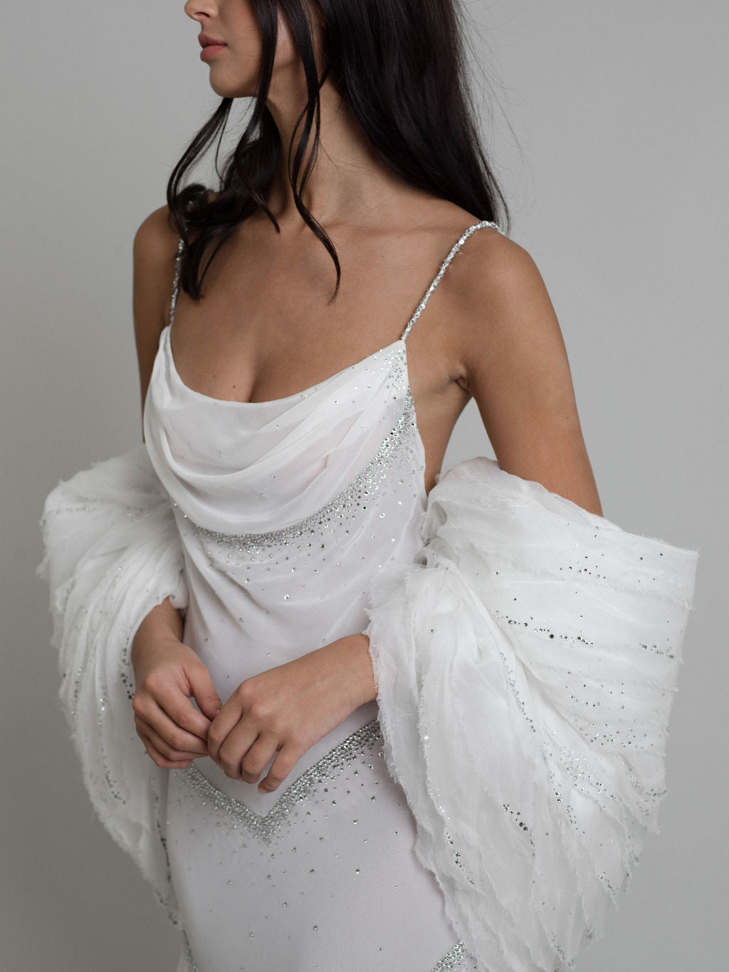 Rime Arodaky Bridal Falling Star robe de mariée strass