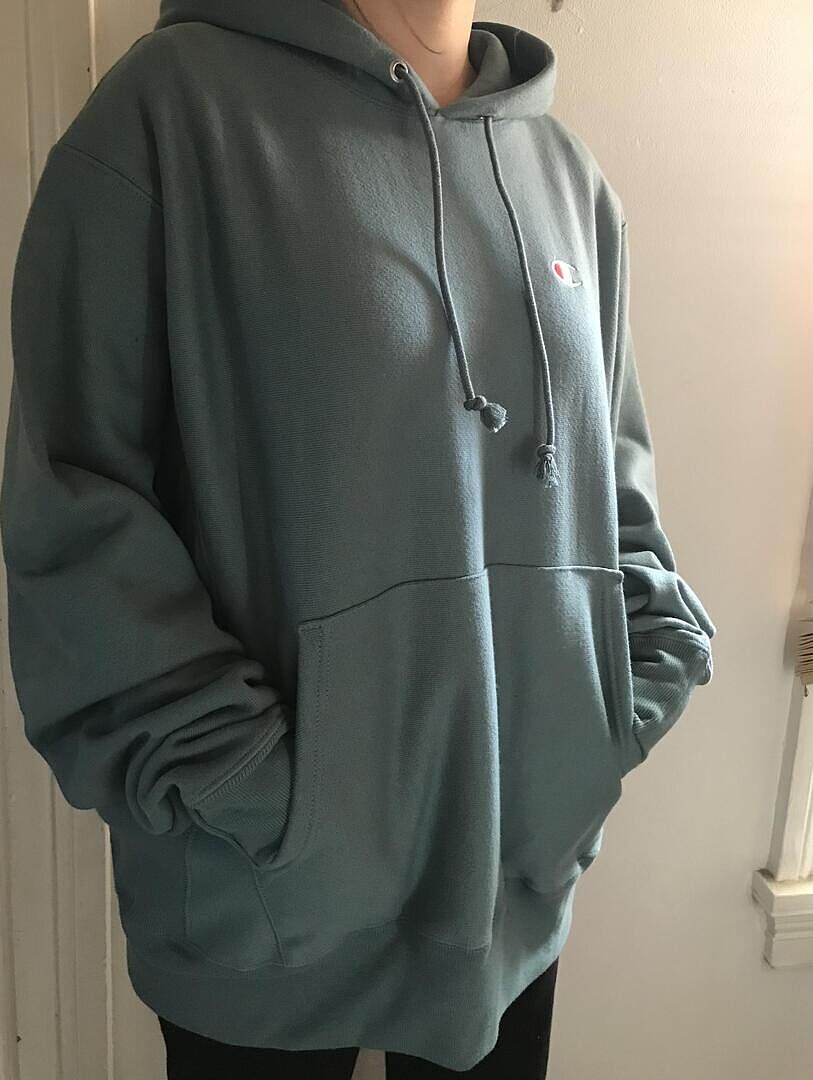 Champion Reverse Weave sweat homme noir C Logo molleton coupe ample