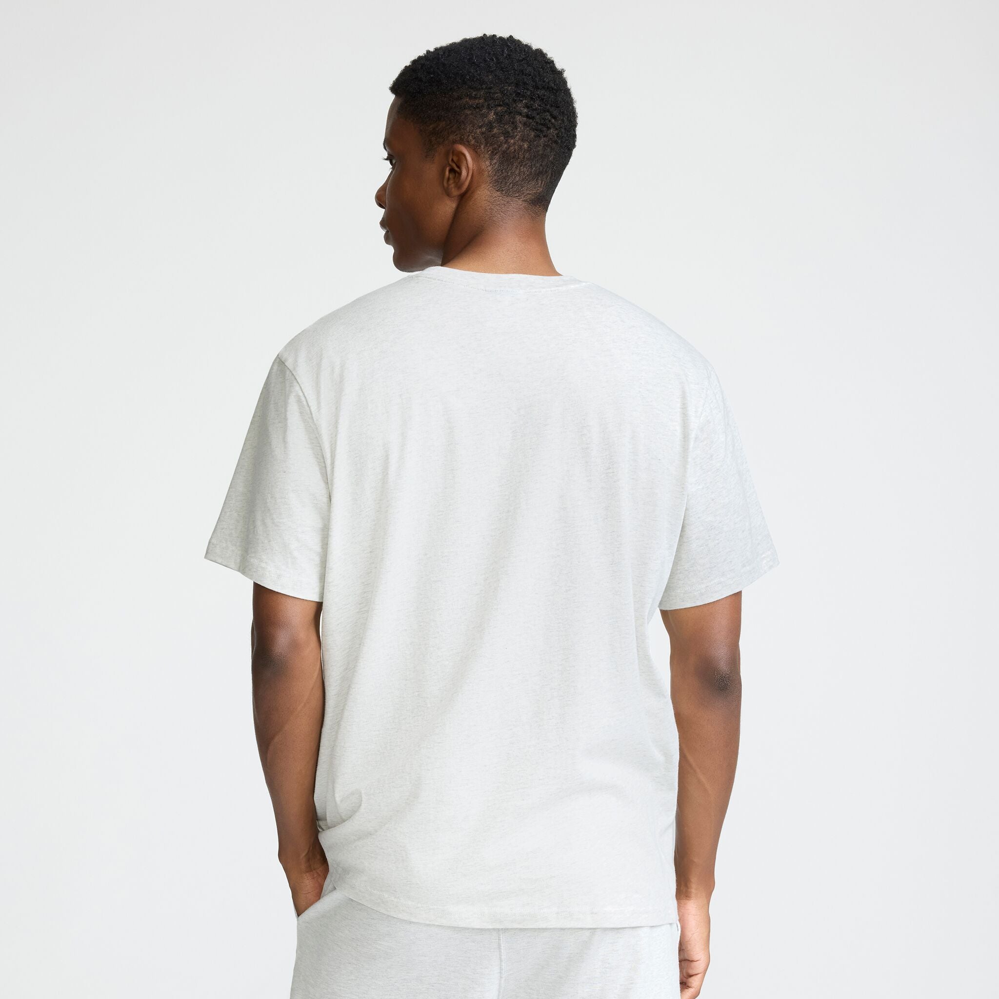 Champion Classic Graphic T-shirt homme gris chiné coton
