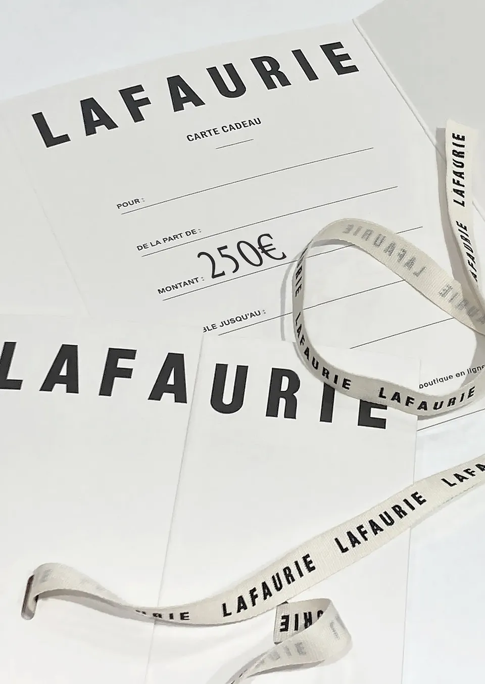 LAFAURIE Cartes cadeaux 250€ carte cadeau 250 euros