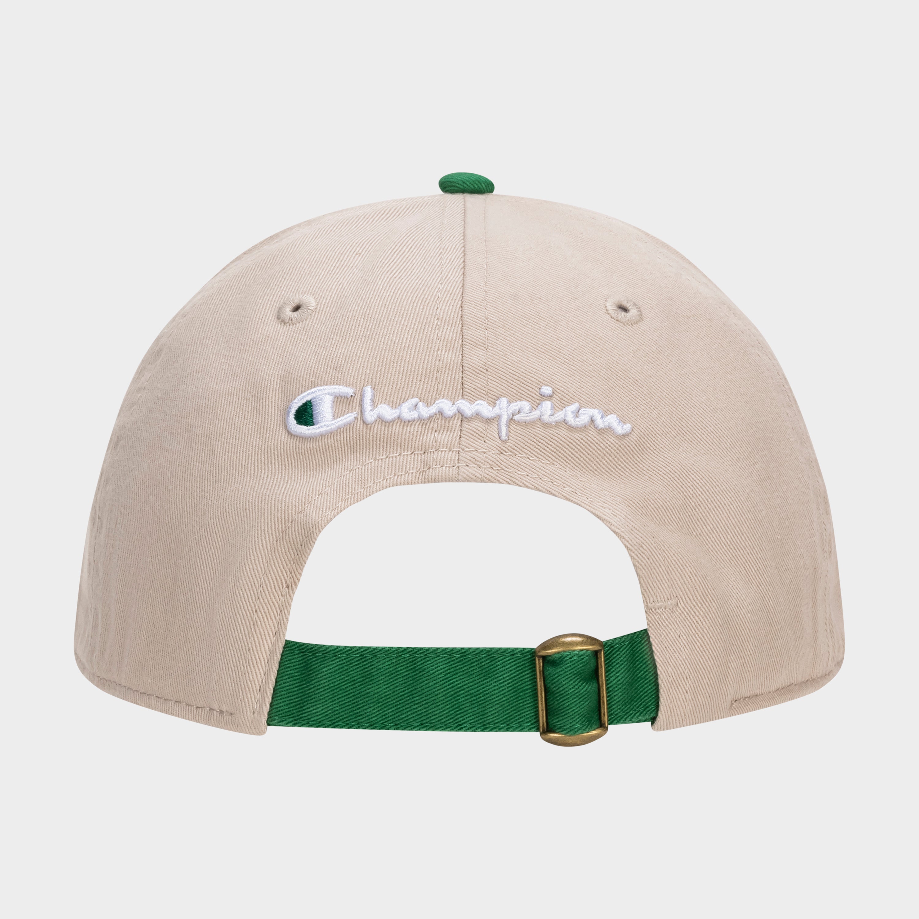 Champion Briggs casquette baseball beige vert coton réglable