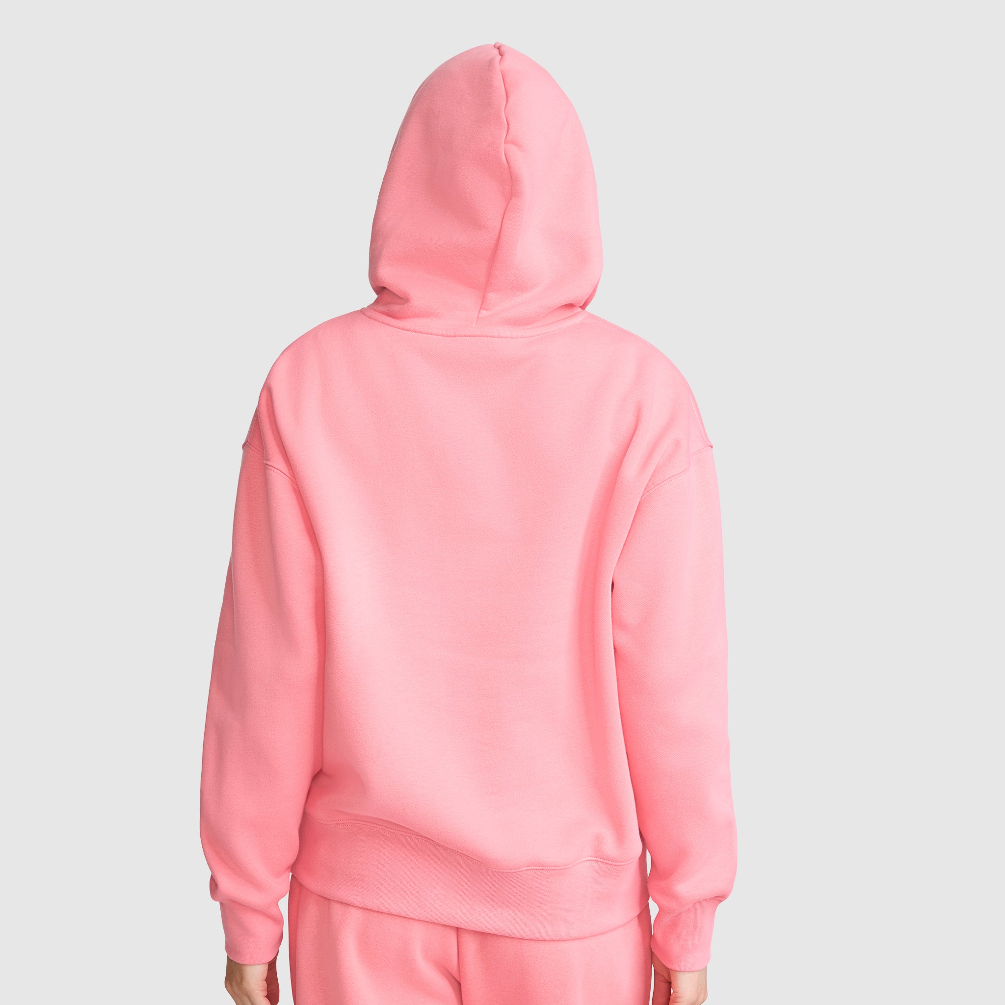 Champion Fleece sweat à capuche rose Strawberry Pink satin