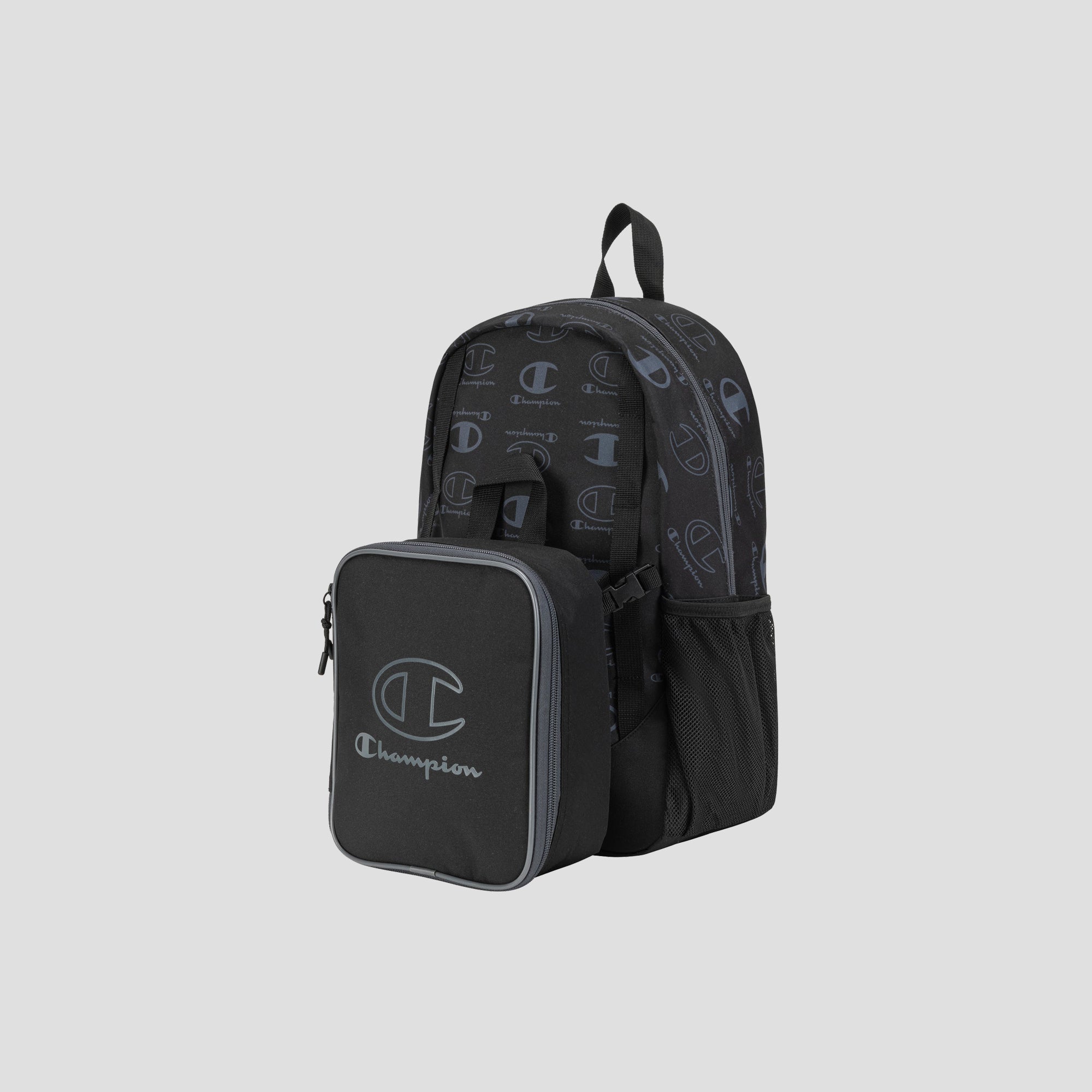 Champion Mode sac à dos + lunch noir gris
