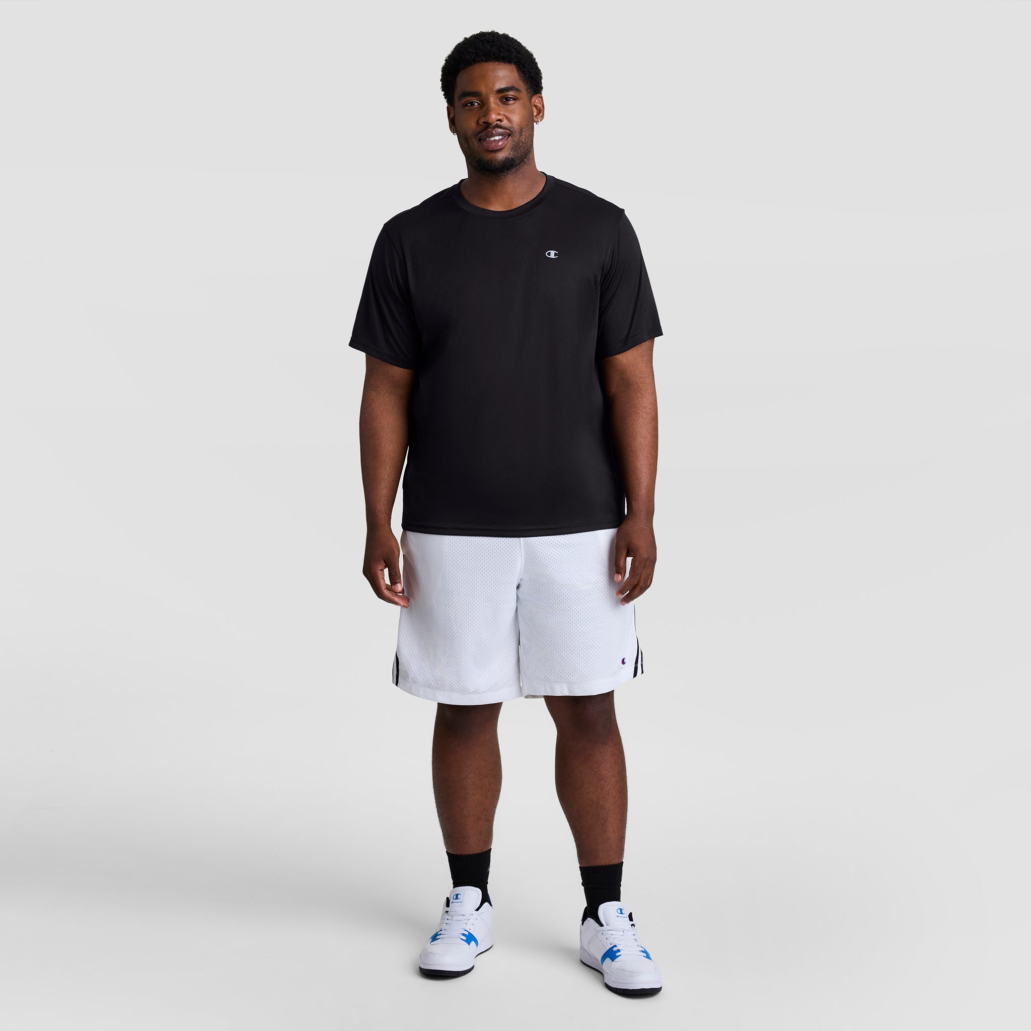 Champion Sport Reflective C Logo t-shirt noir Big & Tall