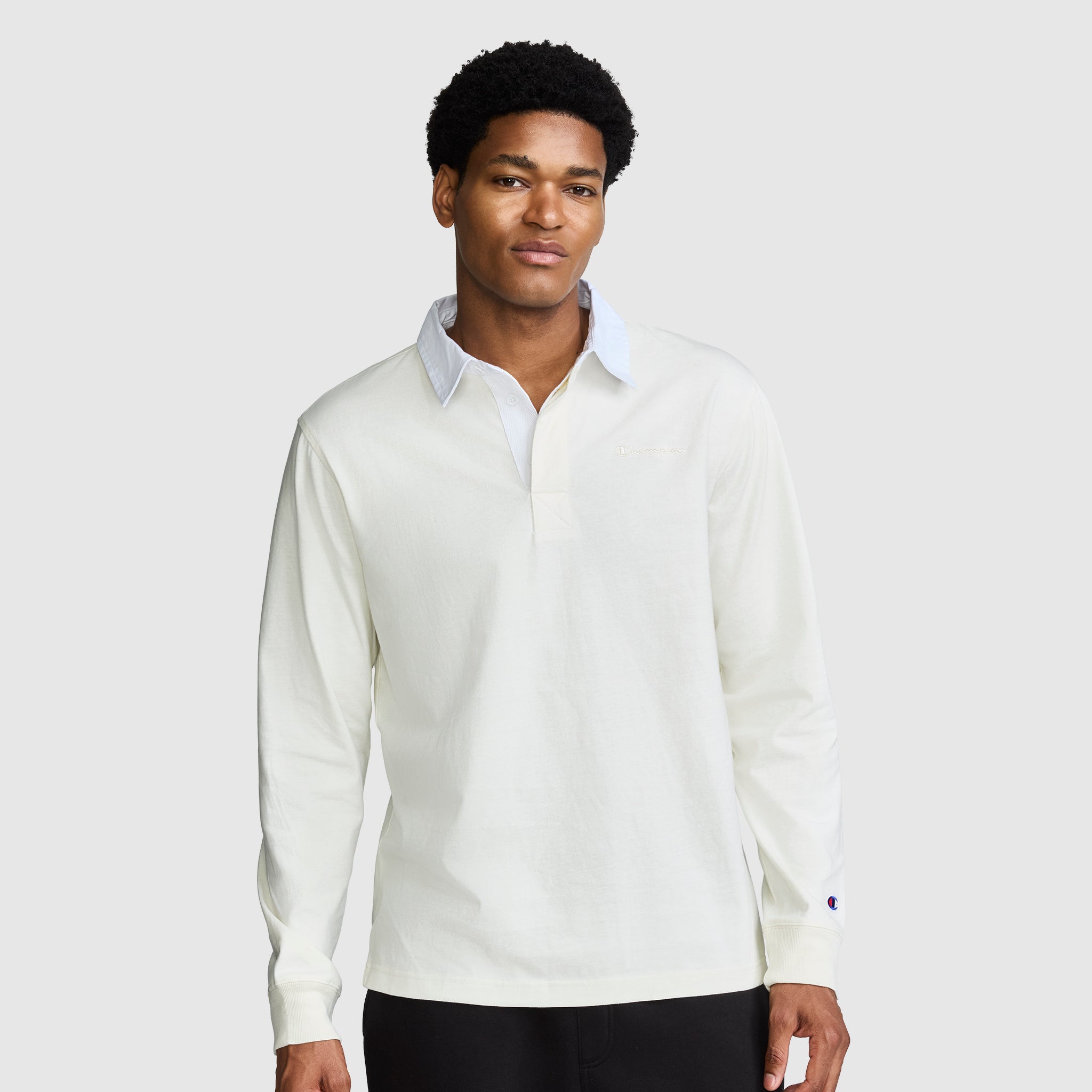 Champion Rugby Chemise Coton Unbleached Cotton Manches Longues