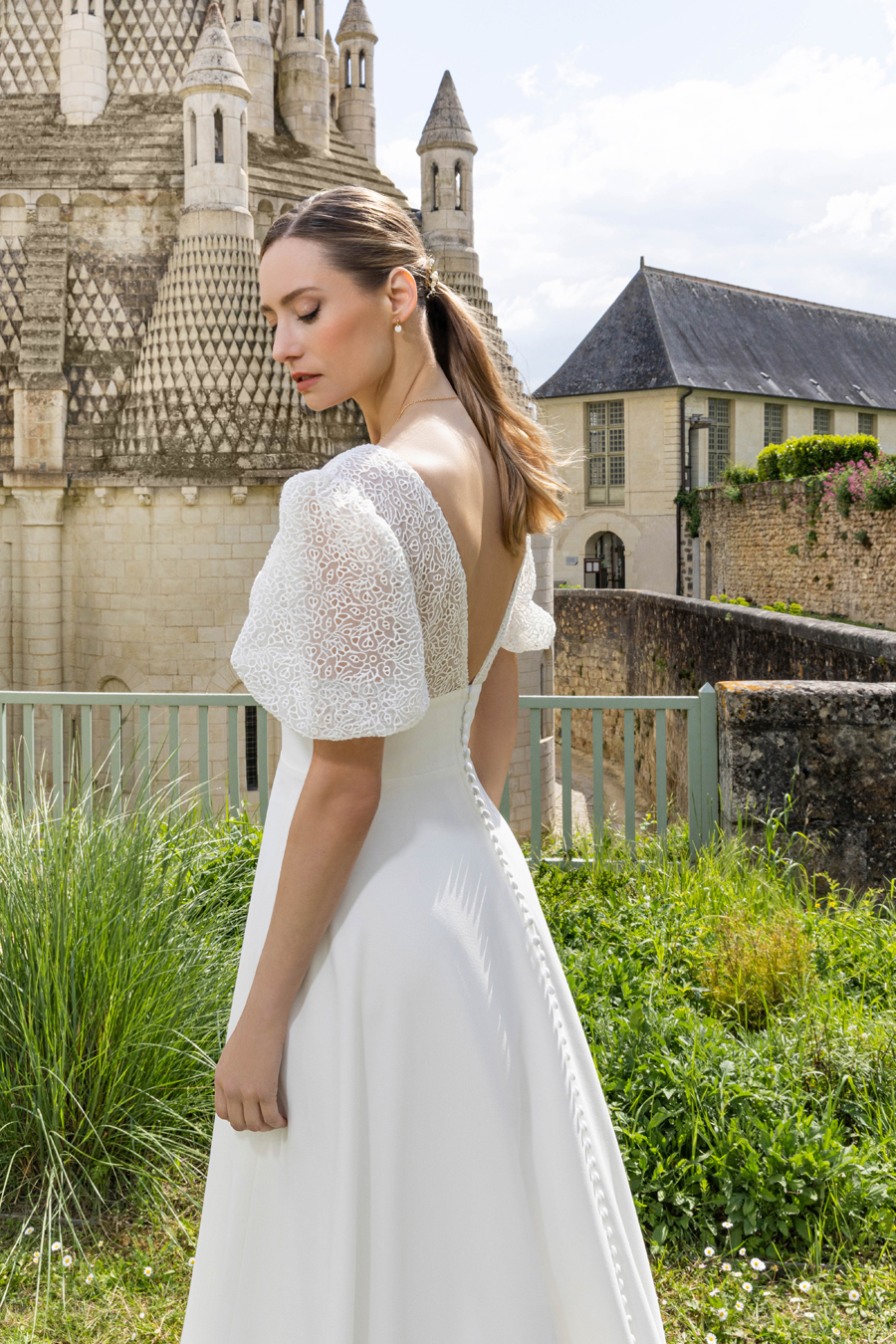 Le Jour de Notre Oui ÉRYNE robe de mariée organza bohème