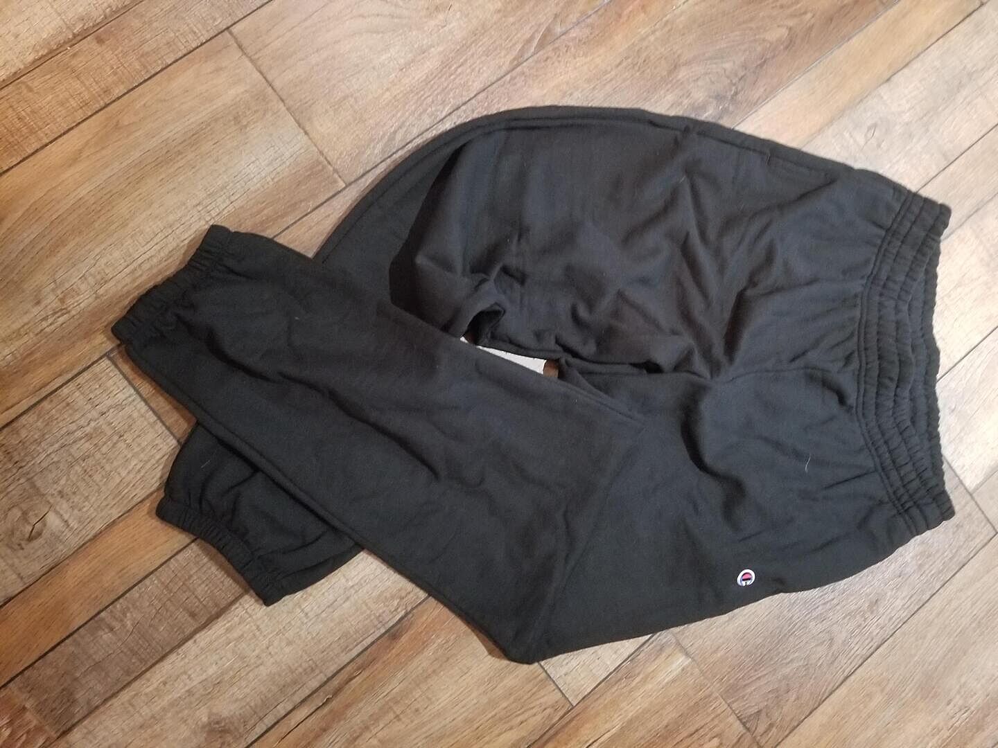 Champion Powerblend Oversized Sweatpants C Logo jogging femme Noir