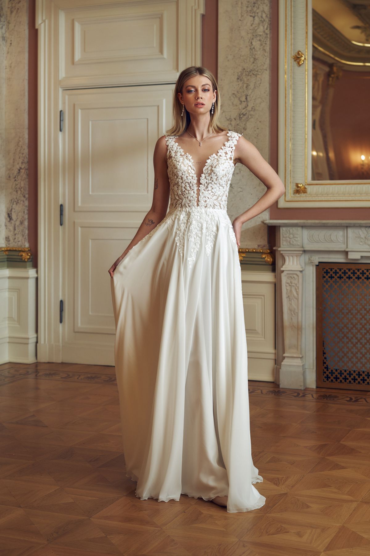Le Jour de Notre Oui Ellina robe de mariée blanche ivoire