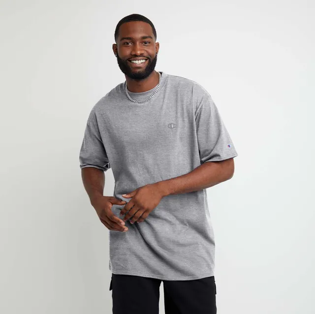 Champion Classic T-Shirt C Logo Manhattan Mist Heather coton
