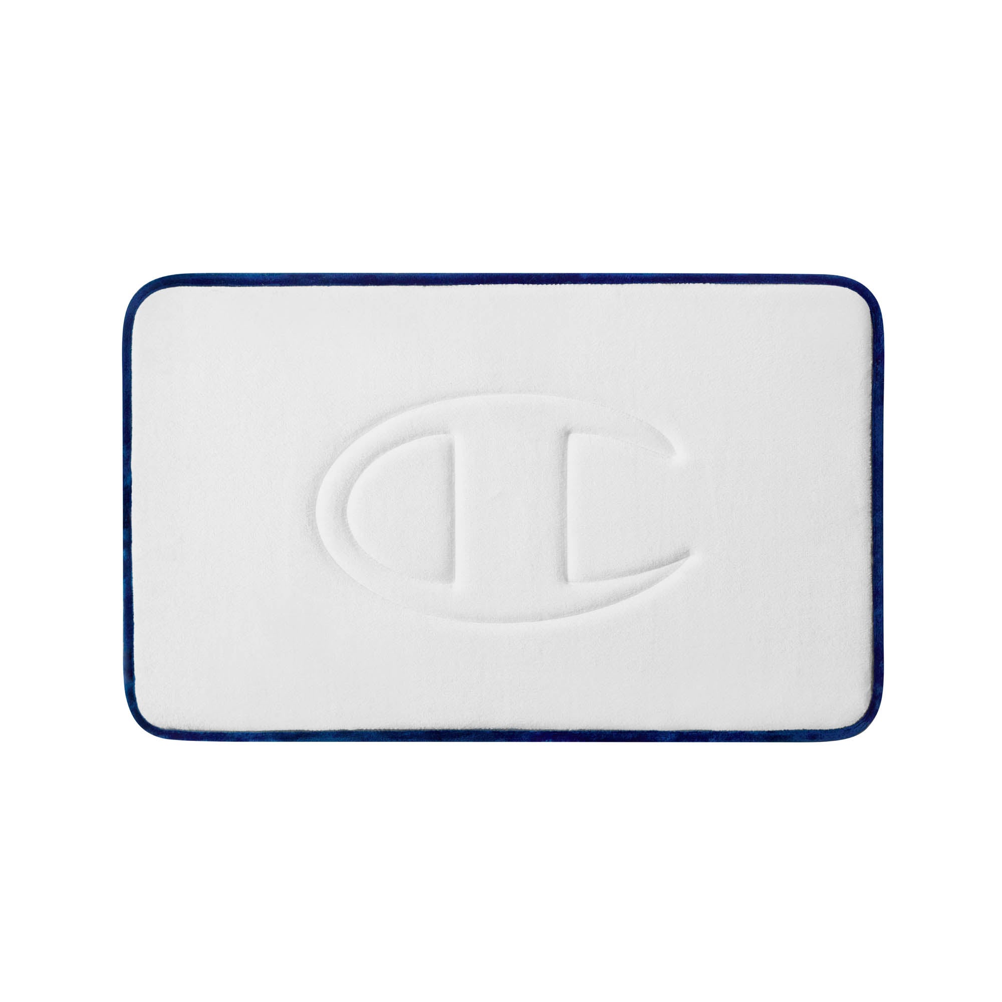 Champion C Tapis de Bain Blanc mémoire matelassé logo