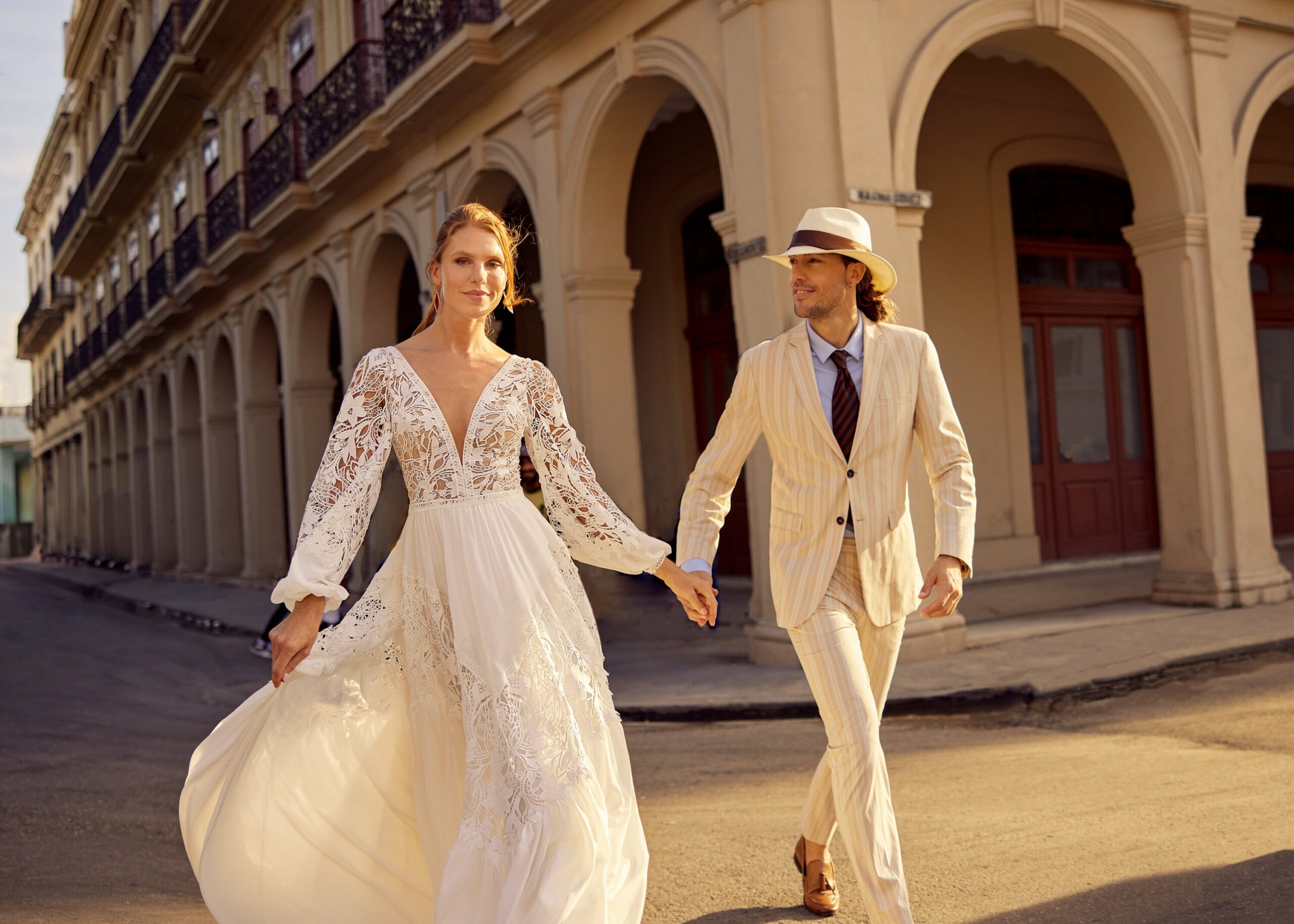 Hervé Paris Libre Langley robe de mariée fluide