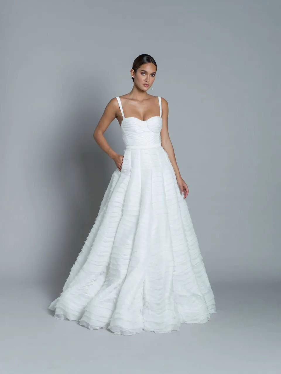 Rime Arodaky Bridal Prends ma Main combinaison mariée corset