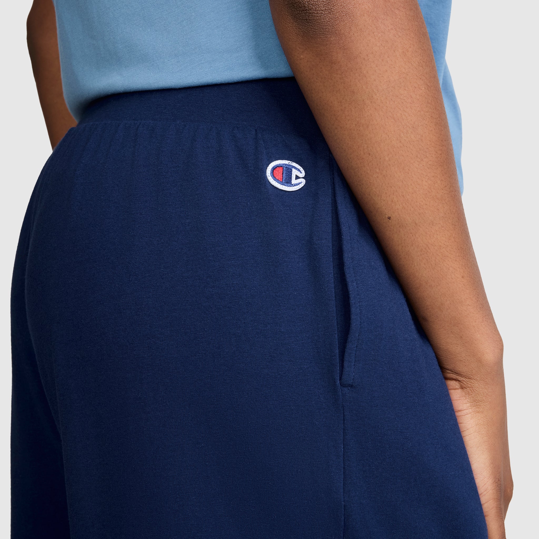 Champion Open Bottom Pant pantalon femme Blue Depths nylon