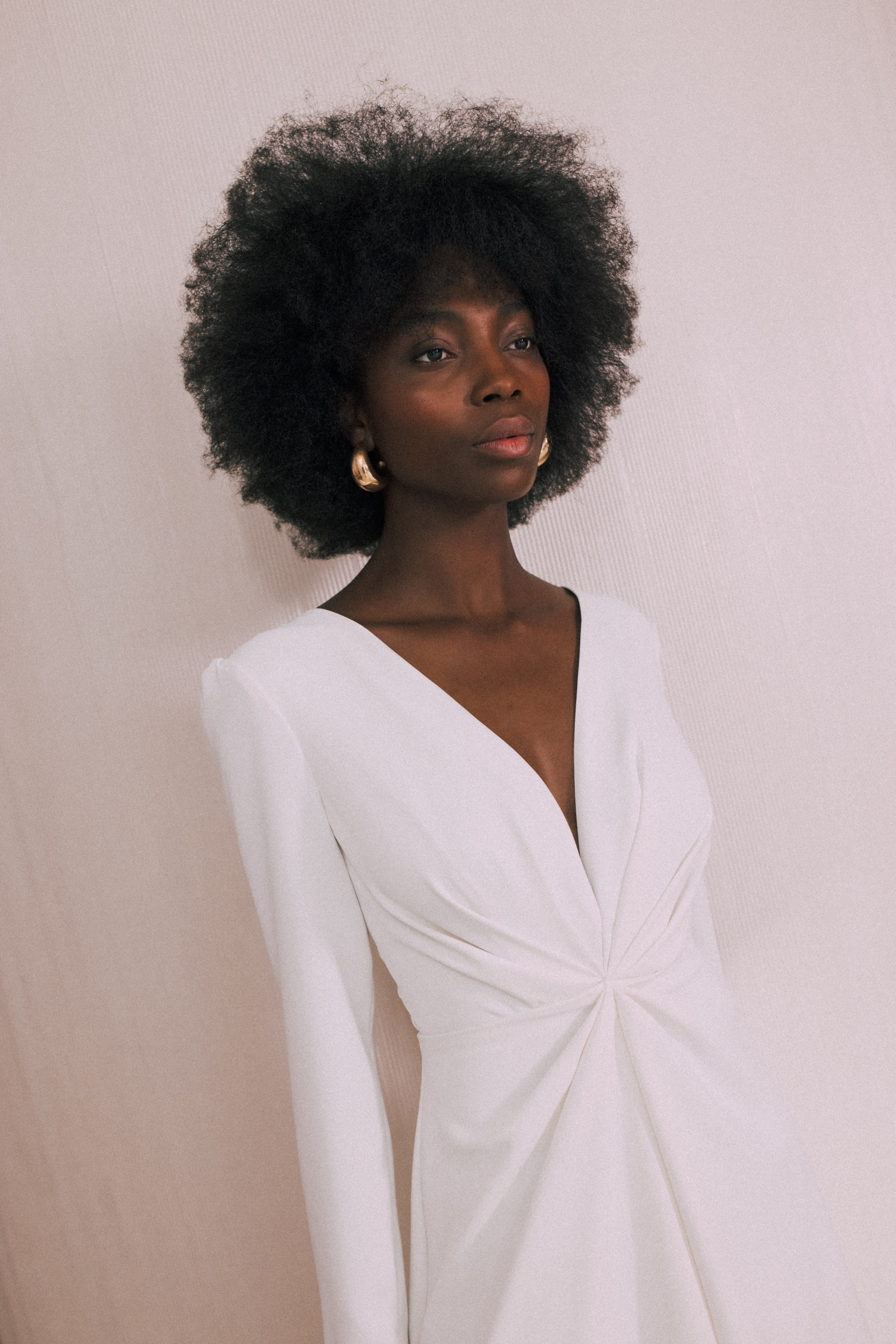 Maison Floret Sur-mesure Dean robe de mariée crêpe drapé