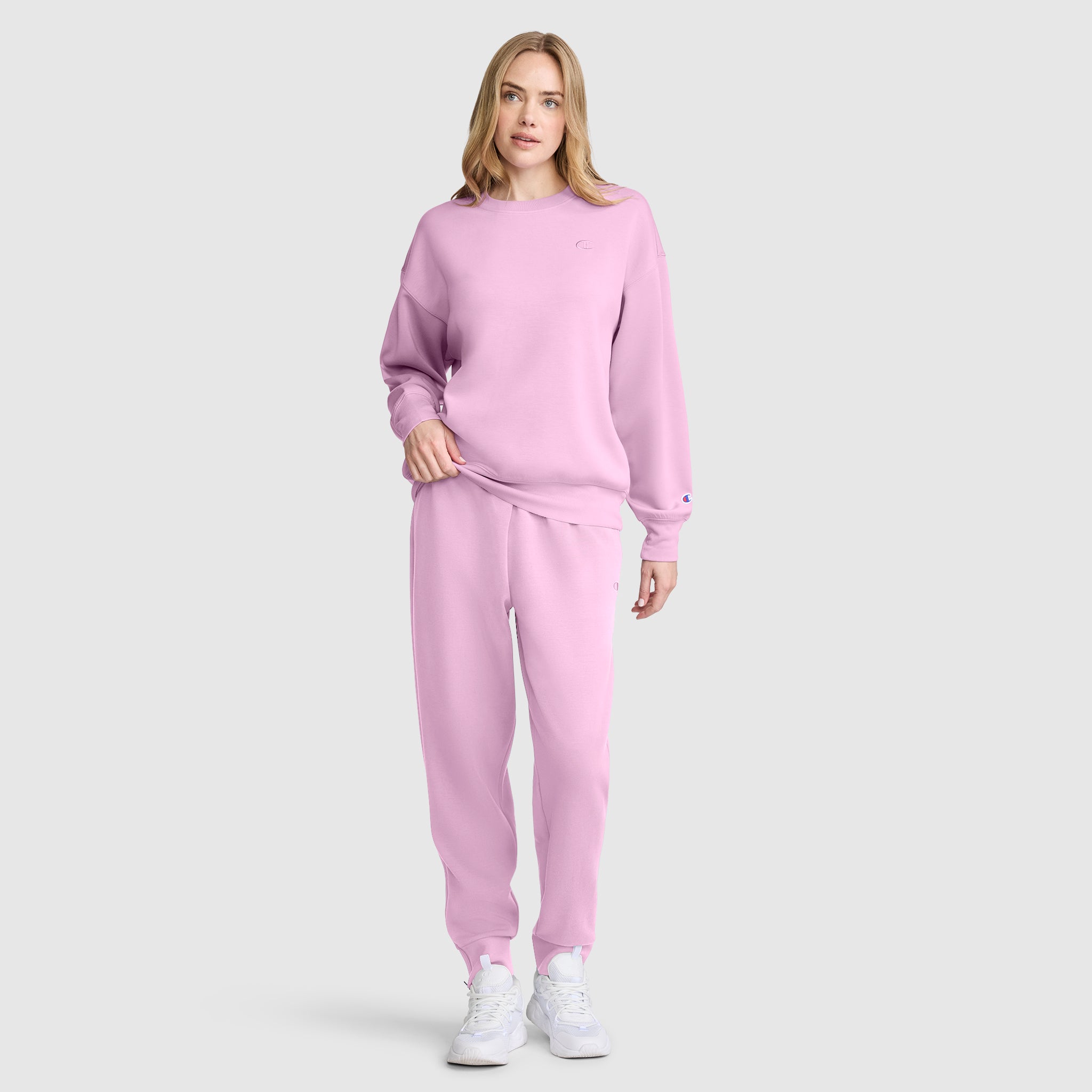 Champion Taper Leg Jogger jogging femme violet Smoky Grape zips