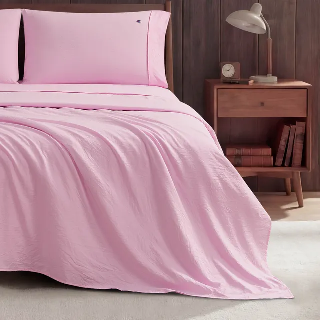 Champion Peak Comfort Parure de draps rose Queen