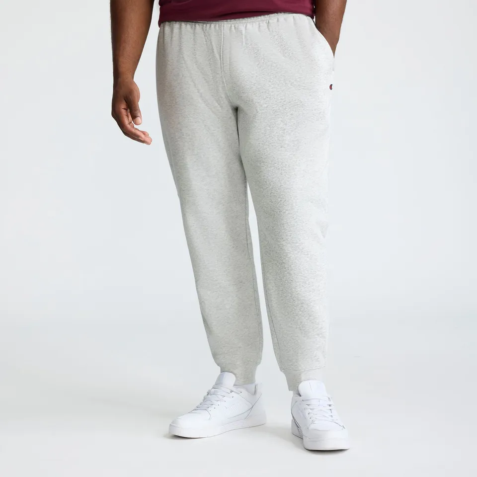 Champion Powerblend Jogger C Logo homme gris clair grande taille