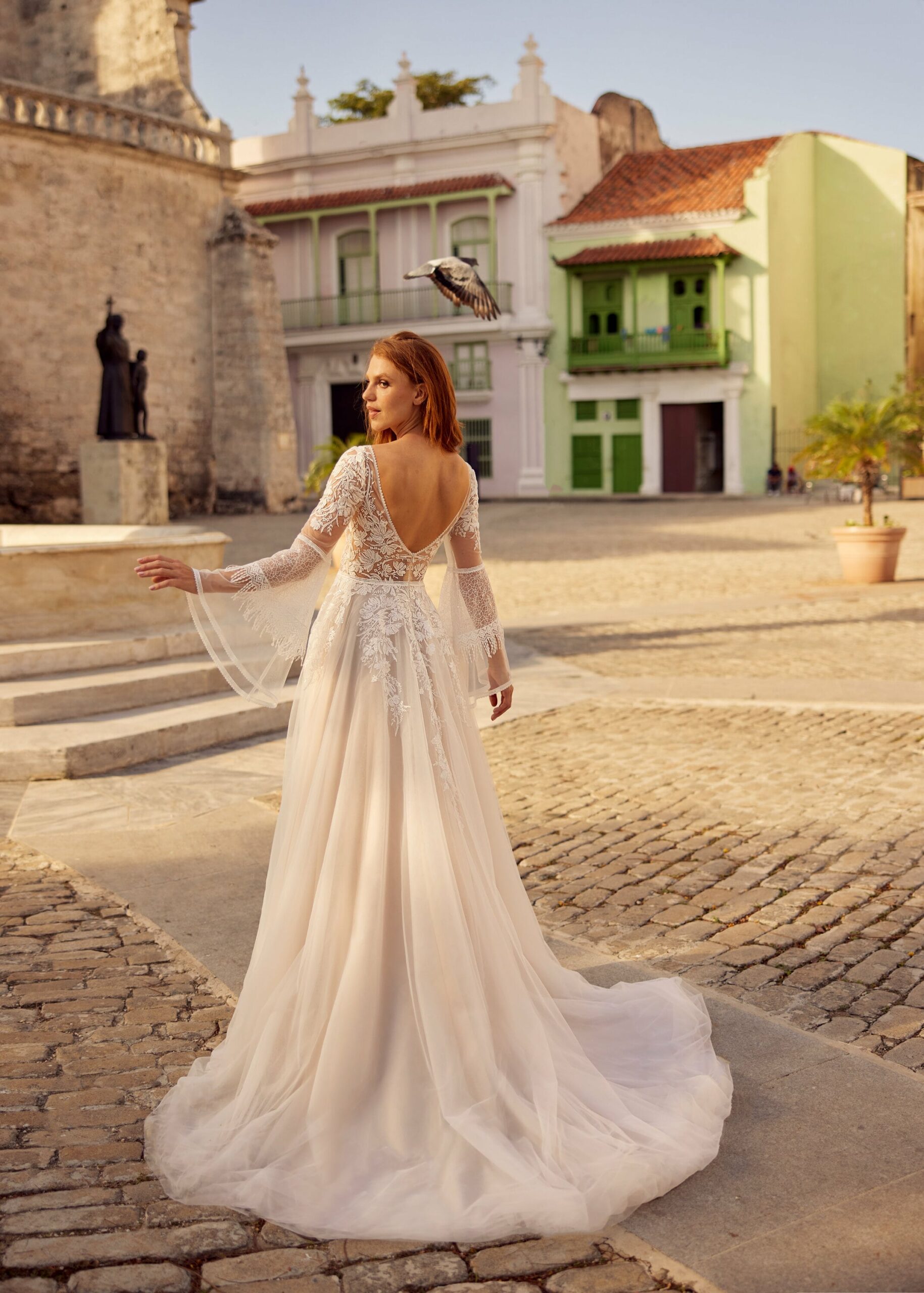 Hervé Paris Libre Lola robe de mariée ivoire légère