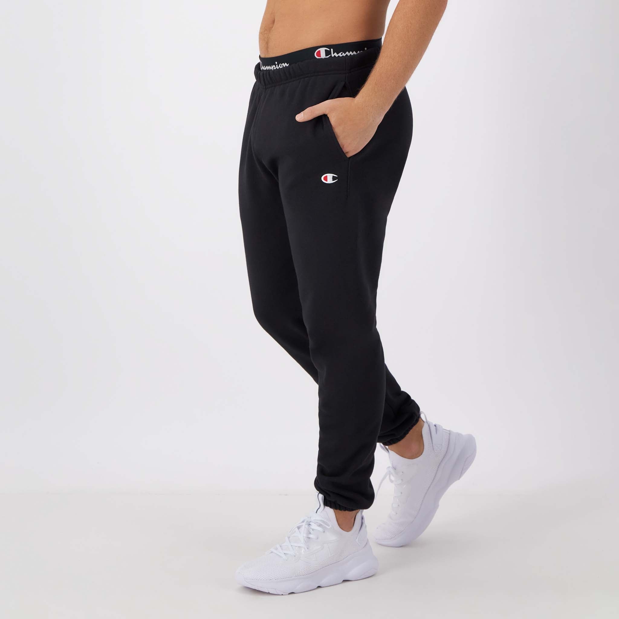 Champion Reverse Weave jogging homme noir molleton