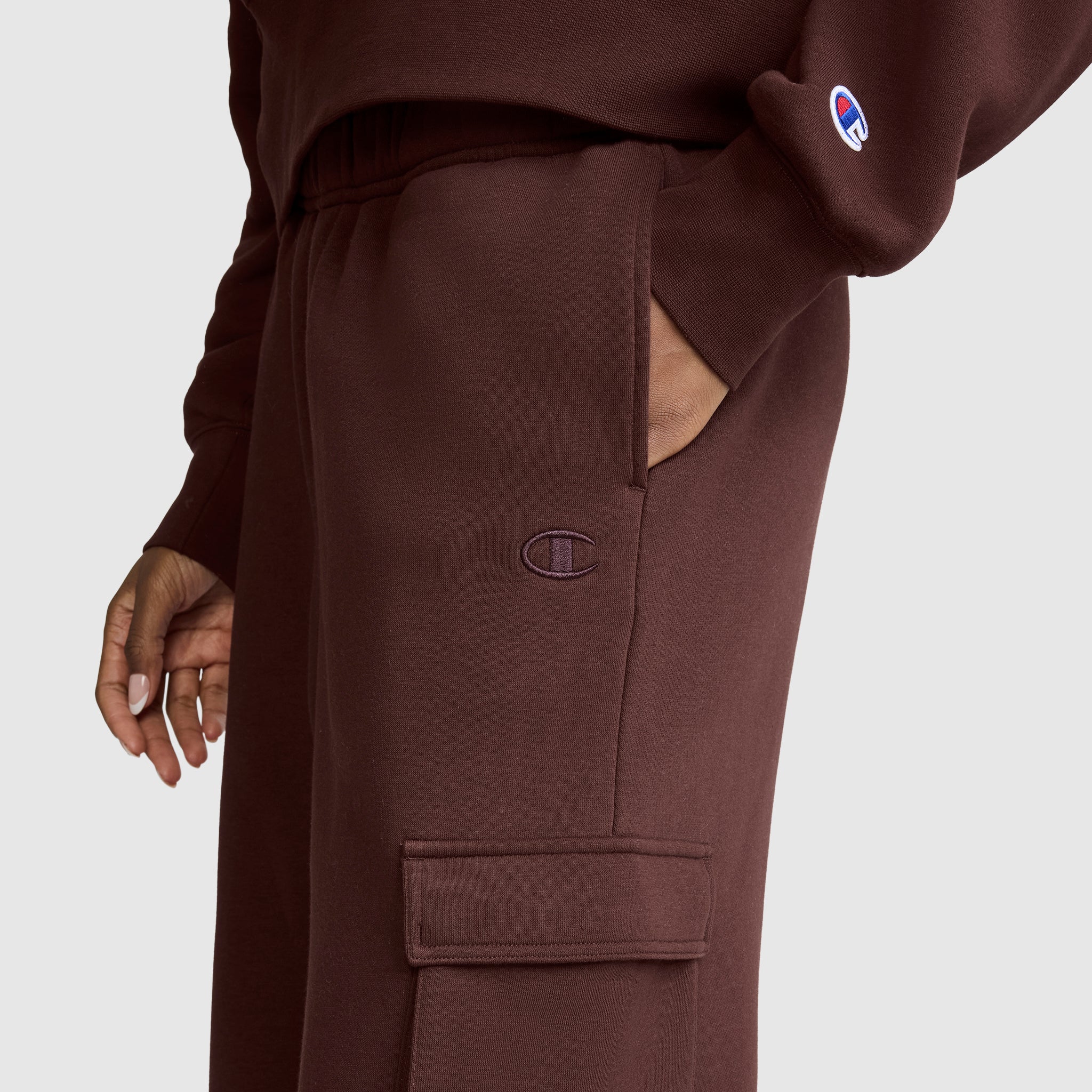 Champion Pants Fleece Cargo Training Pant pantalon marron