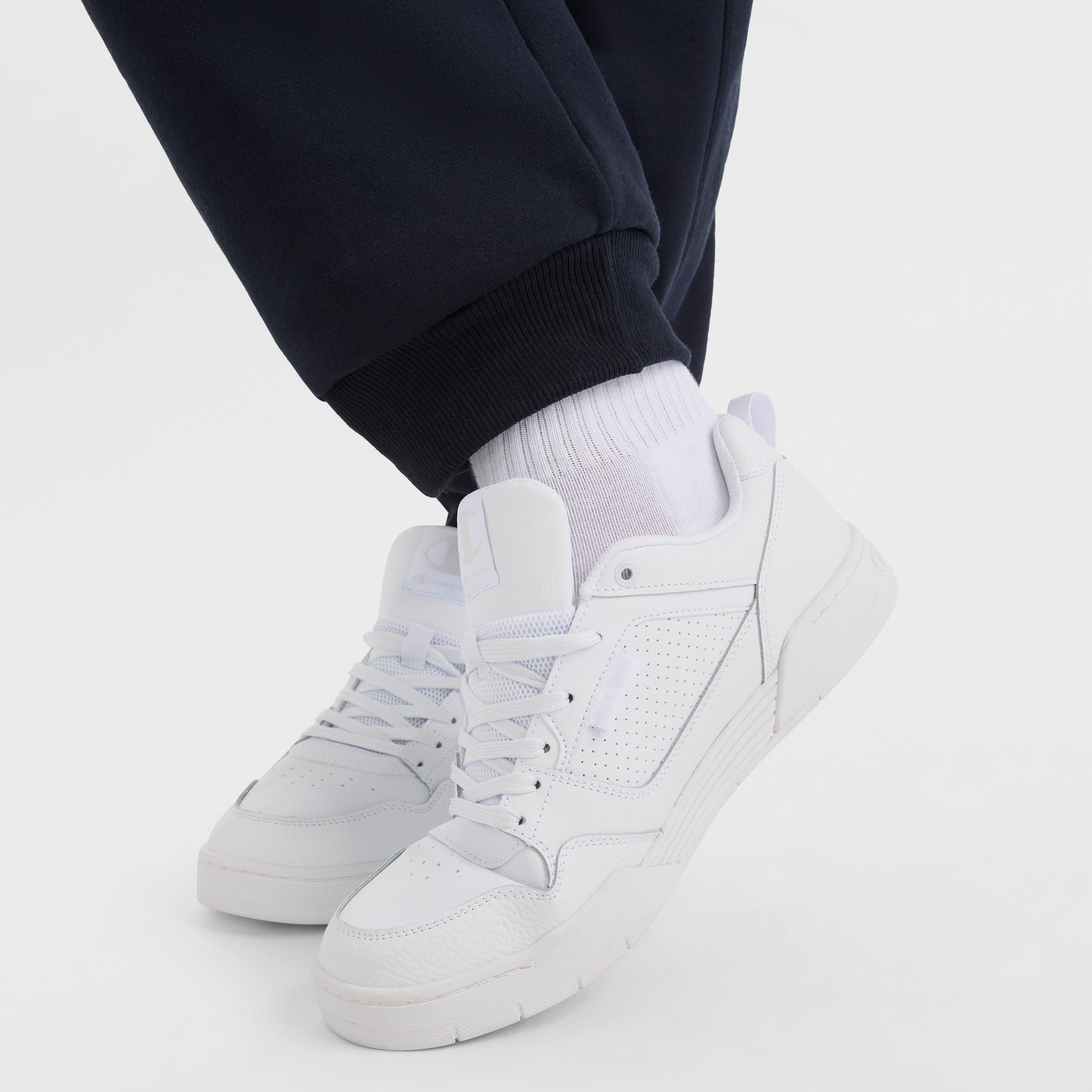 Champion Powerblend Jogger C Logo homme bleu marine grande taille