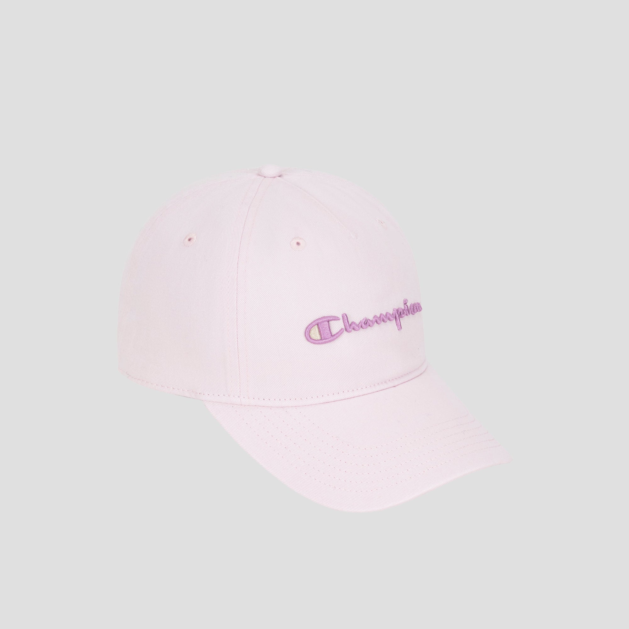 Champion Script Embroidery Adjustable Cap casquette rose coton