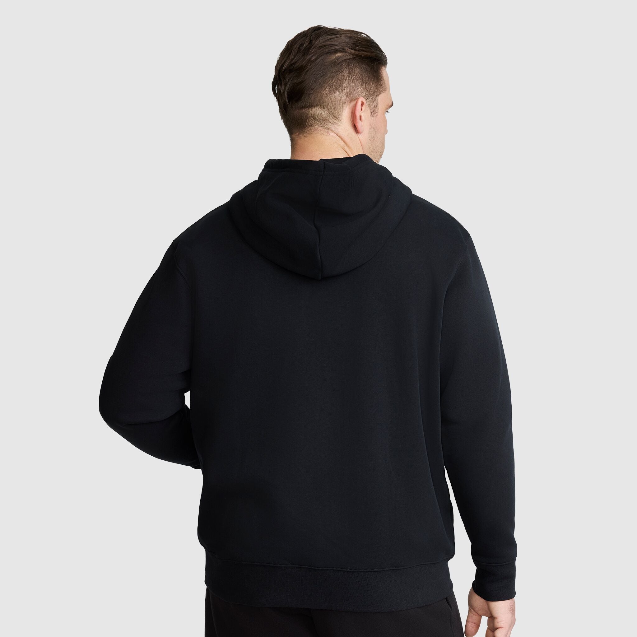 Champion Powerblend Full-Zip Hoodie sweat noir grande taille