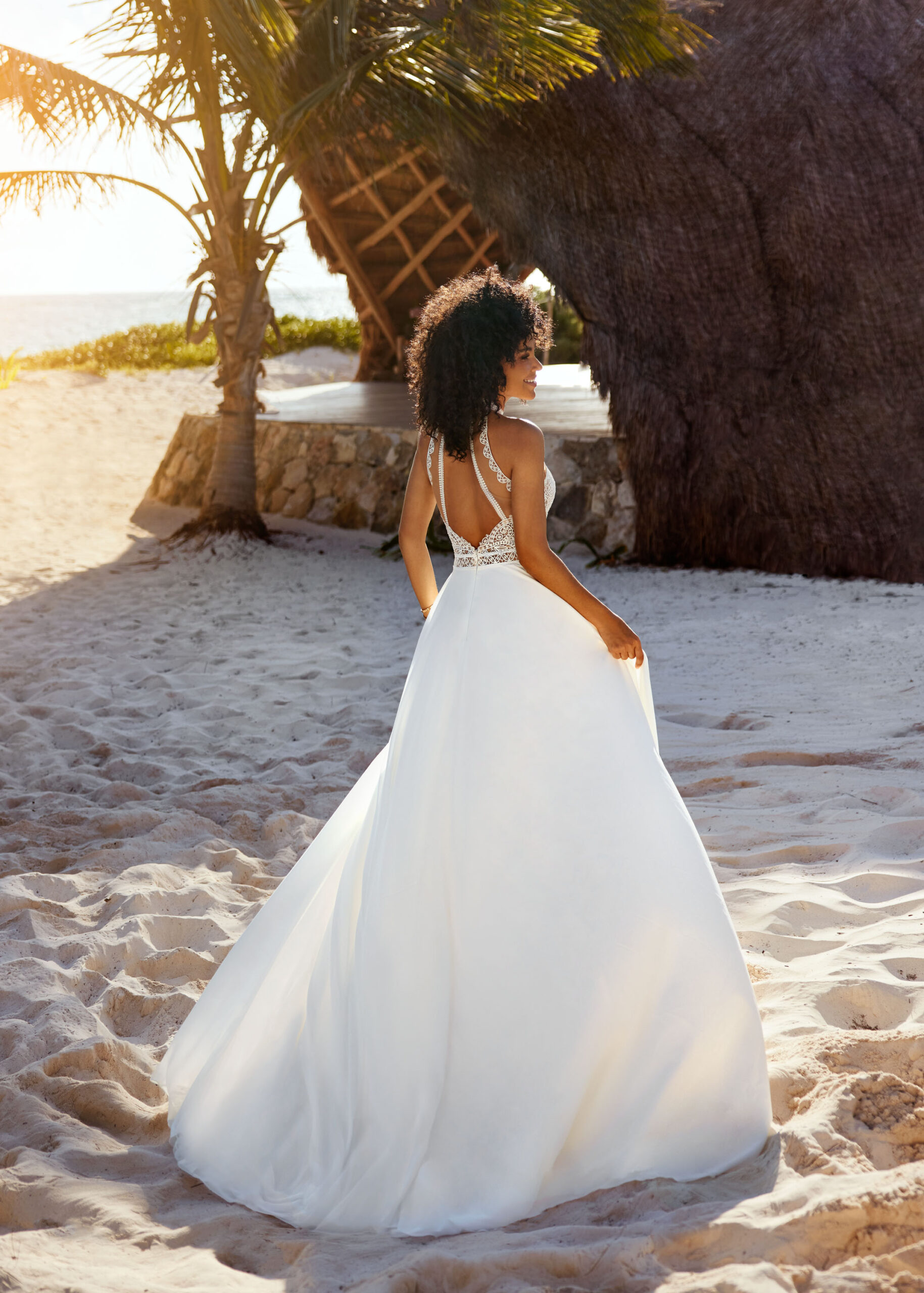 Hervé Paris Mystical Brunela robe de mariée organza empire