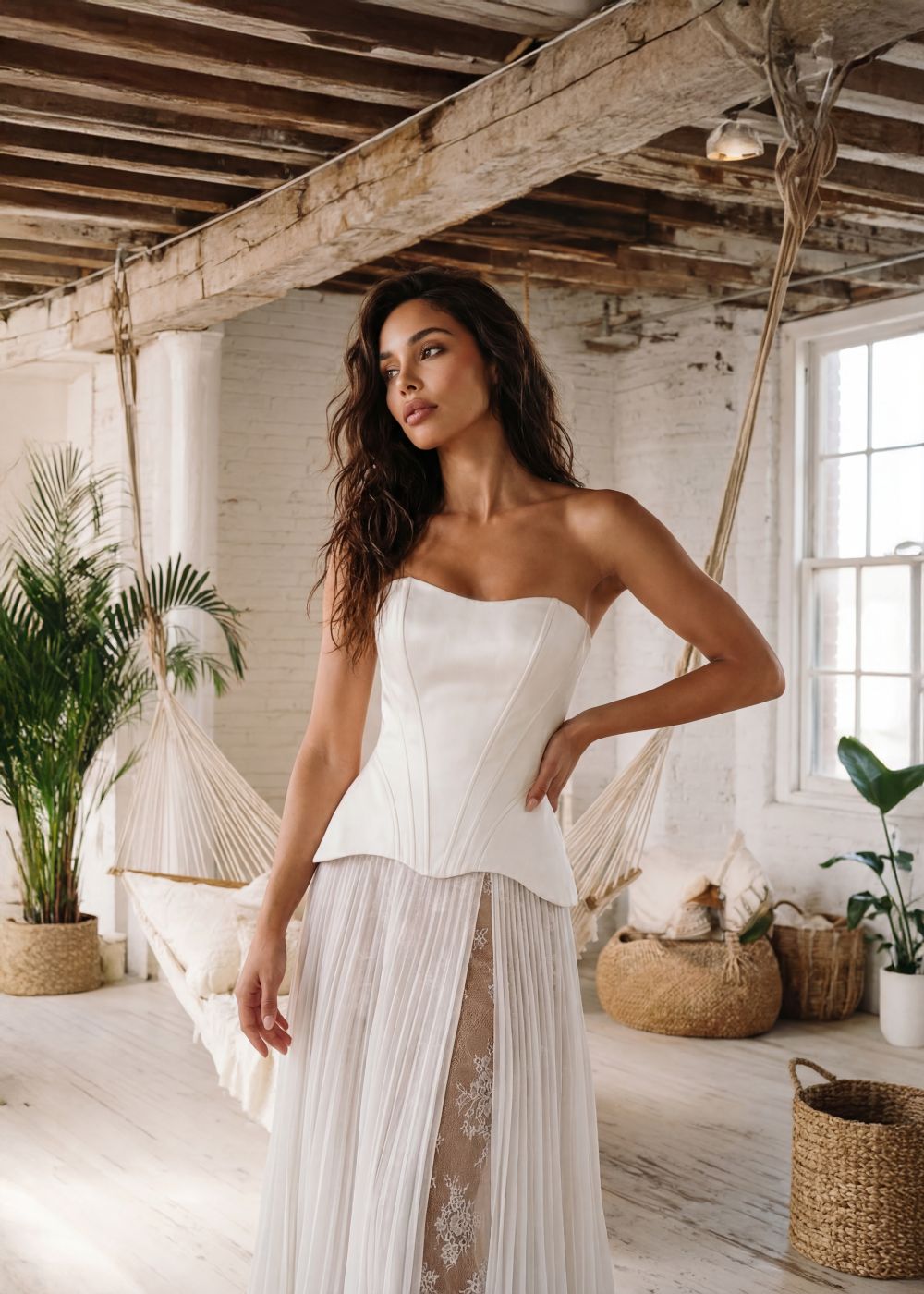 Hervé Paris Promise Paolina robe de mariée satin