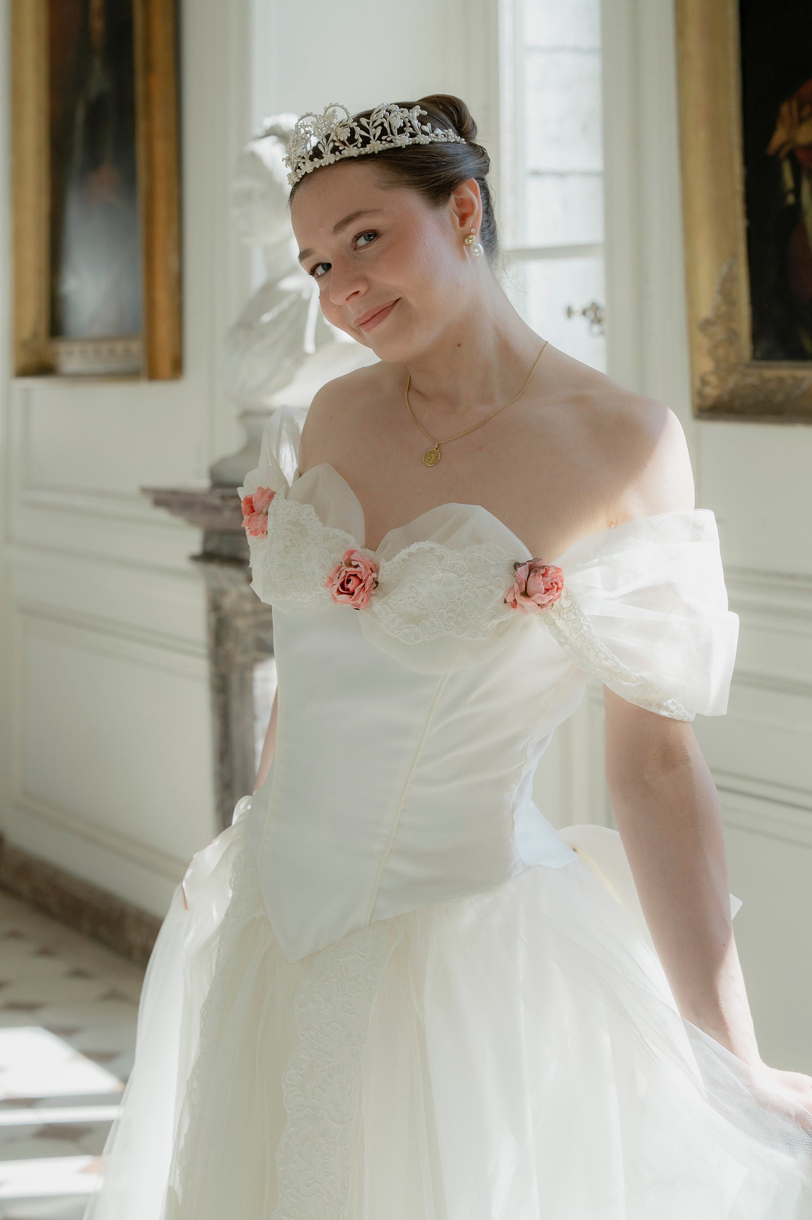 Solène Gisèle La mariée robe Éliane ivoire tulle 36/38
