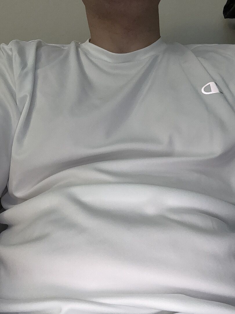 Champion Sport T-Shirt Reflective C Logo tee-shirt homme Bright White blanc