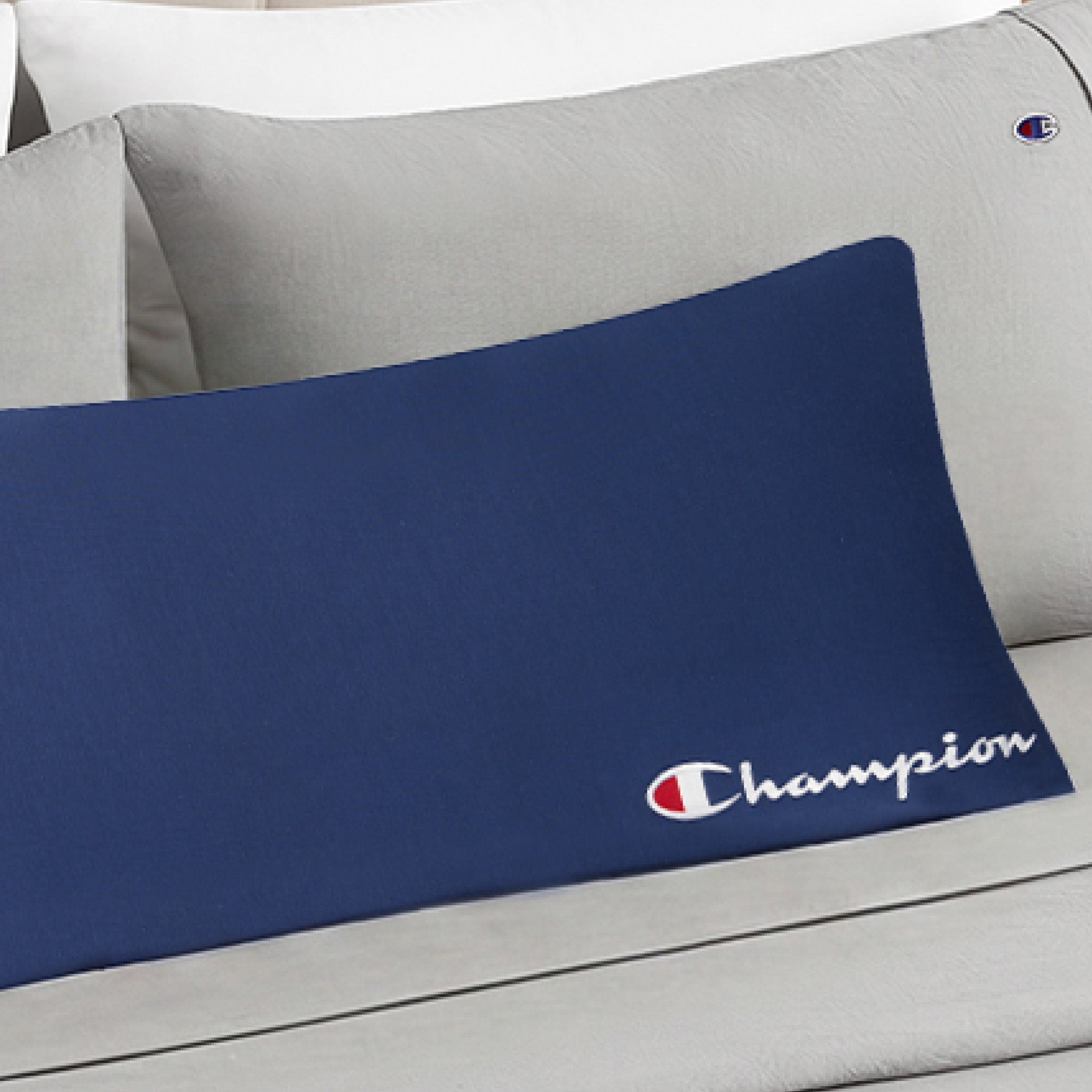Champion Room Decor Jersey Body Pillow traversin bleu marine 16x36