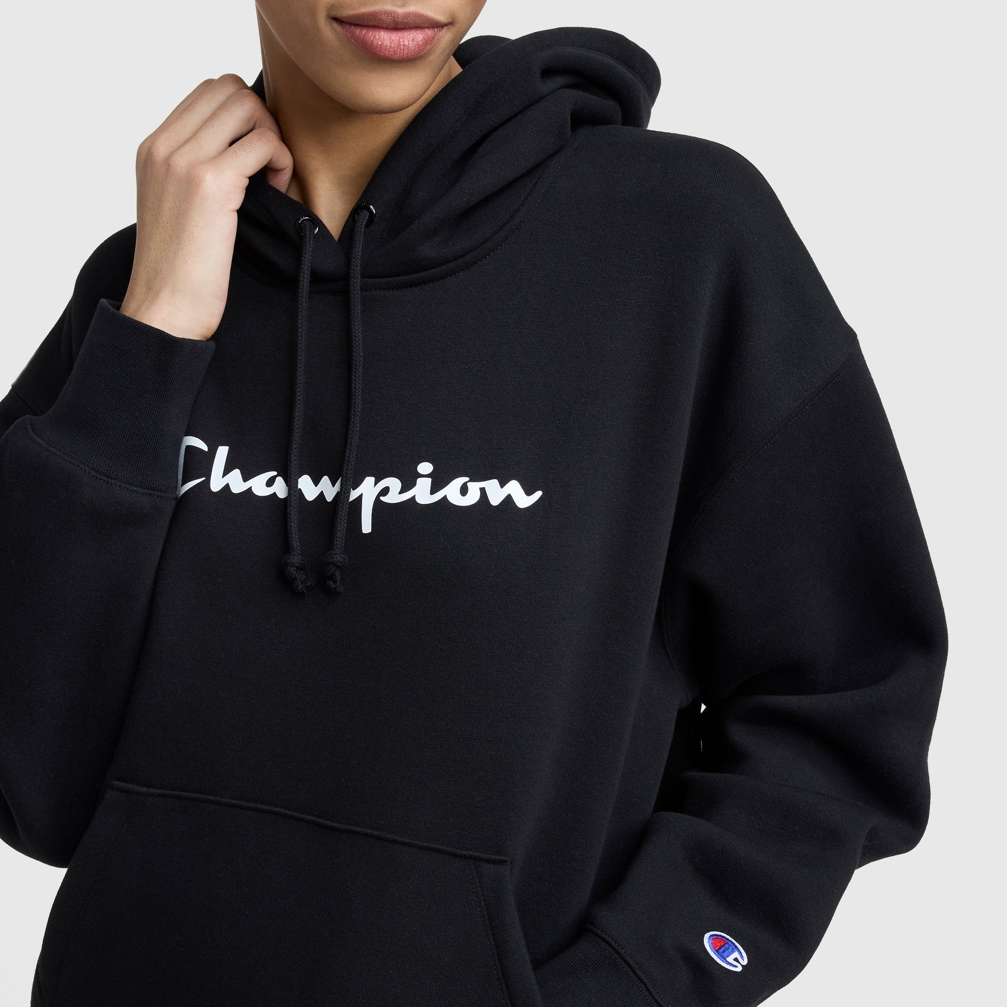 Champion Powerblend Relaxed Hoodie sweat noir Black