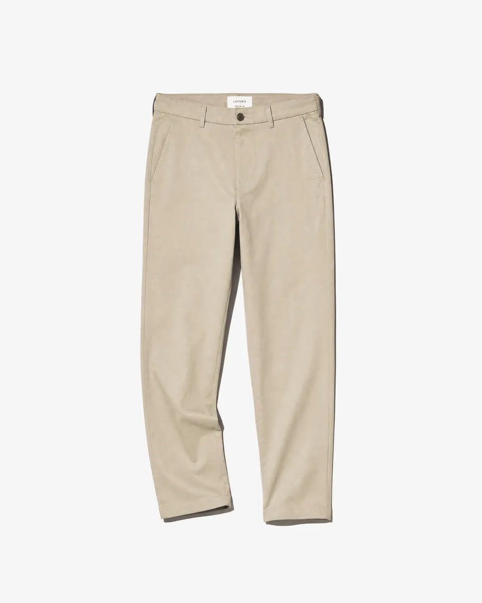 Lafaurie Victor pantalon chino homme beige pierre 100% coton