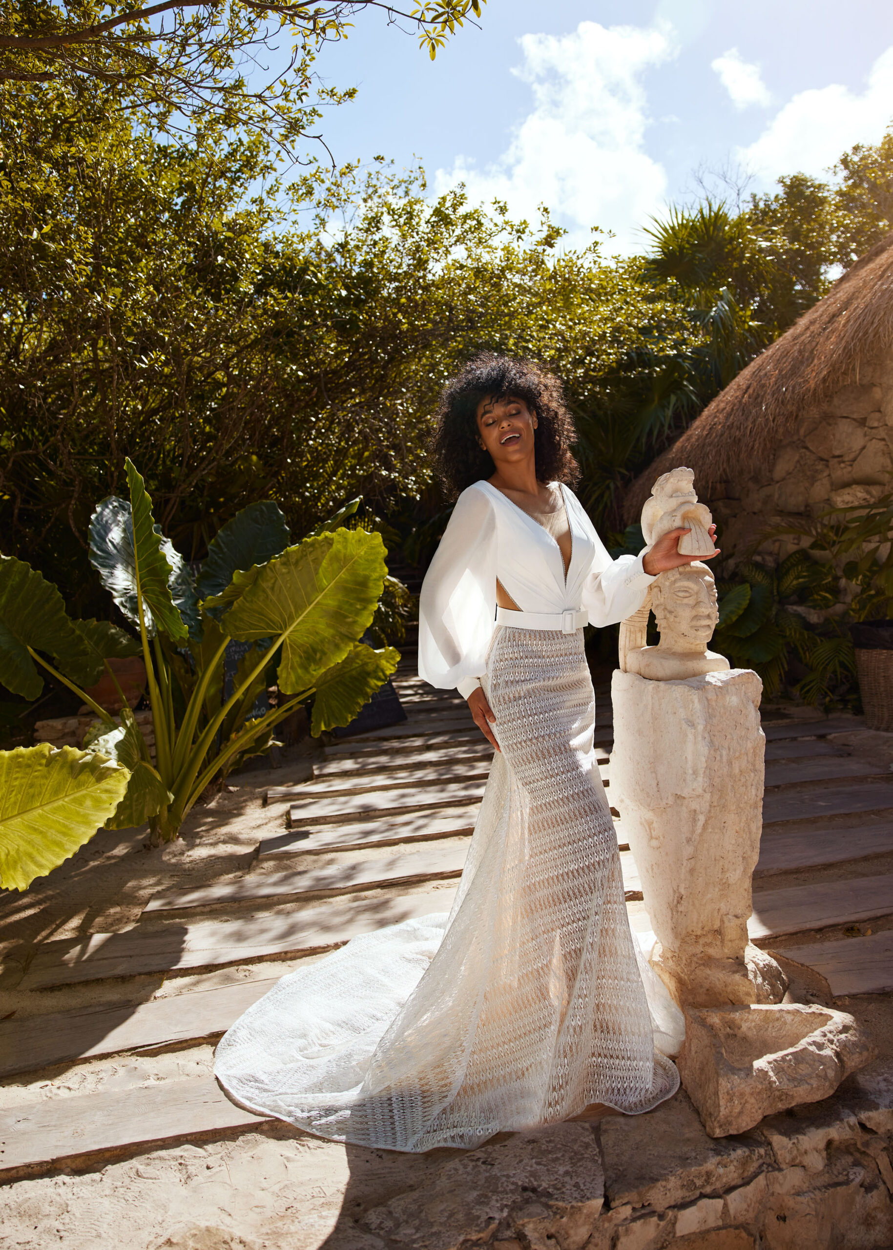 Hervé Paris Mystical Bellini robe de mariée longue