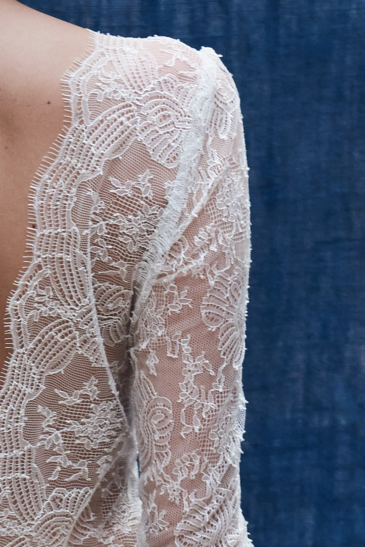 Maison Floret Sur-mesure Aaron robe mariée dentelle