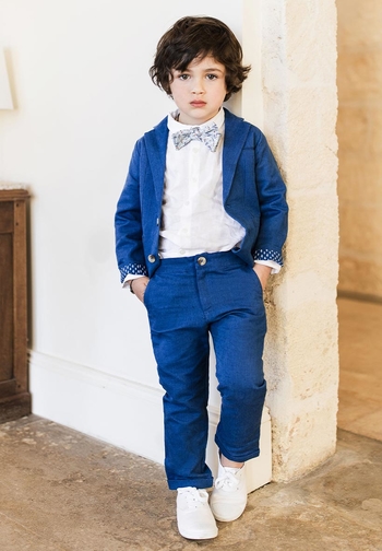 Le Jour de Notre Oui Arsène Bleu tenue enfant garçon bleu